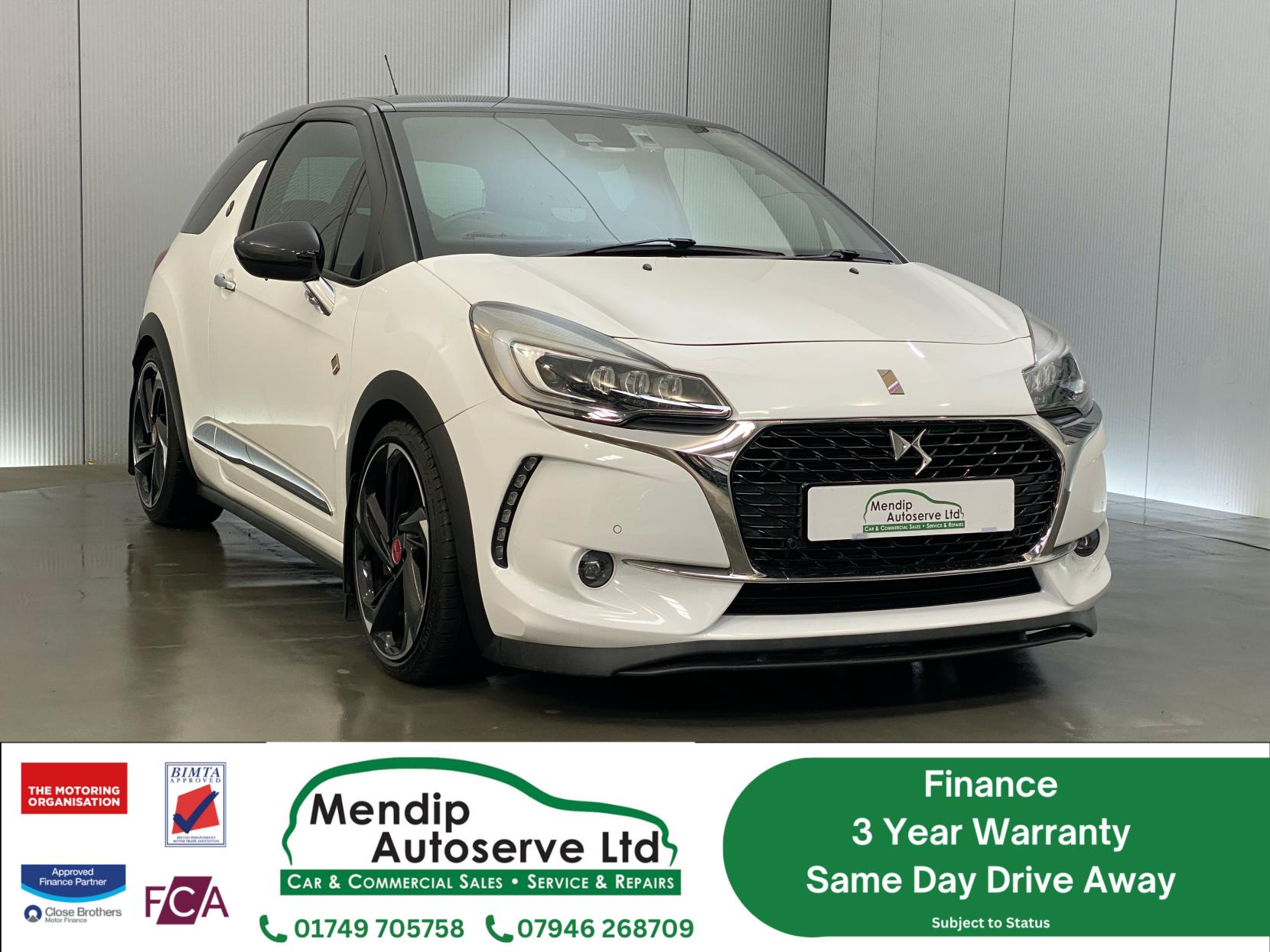 DS AUTOMOBILES DS 3 1.6 THP Performance Hatchback 3dr Petrol Manual Euro 6 (s/s) (210 ps)