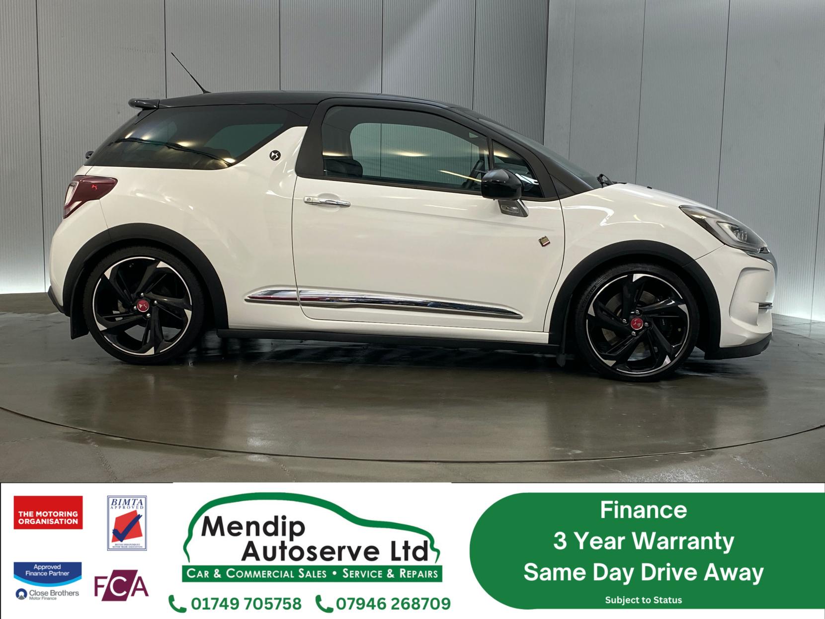 DS AUTOMOBILES DS 3 1.6 THP Performance Hatchback 3dr Petrol Manual Euro 6 (s/s) (210 ps)