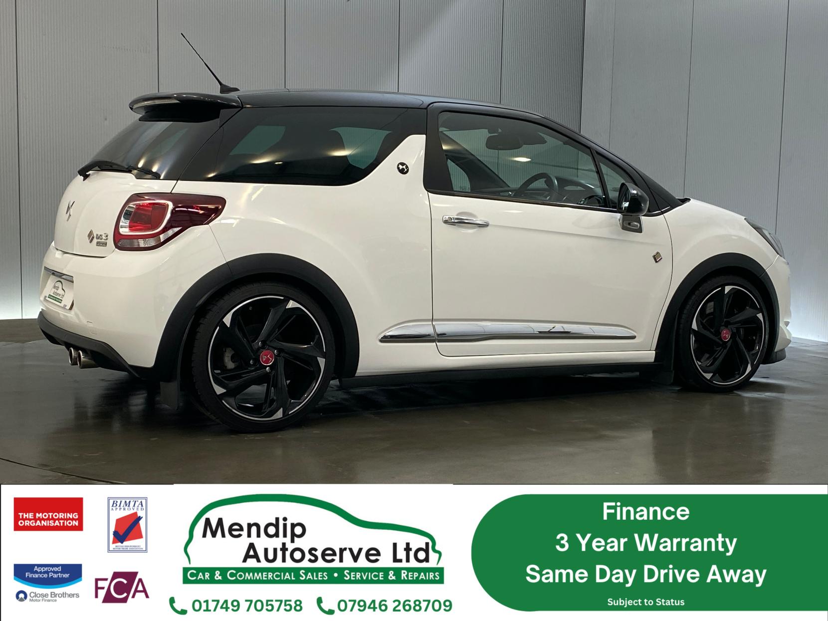 DS AUTOMOBILES DS 3 1.6 THP Performance Hatchback 3dr Petrol Manual Euro 6 (s/s) (210 ps)