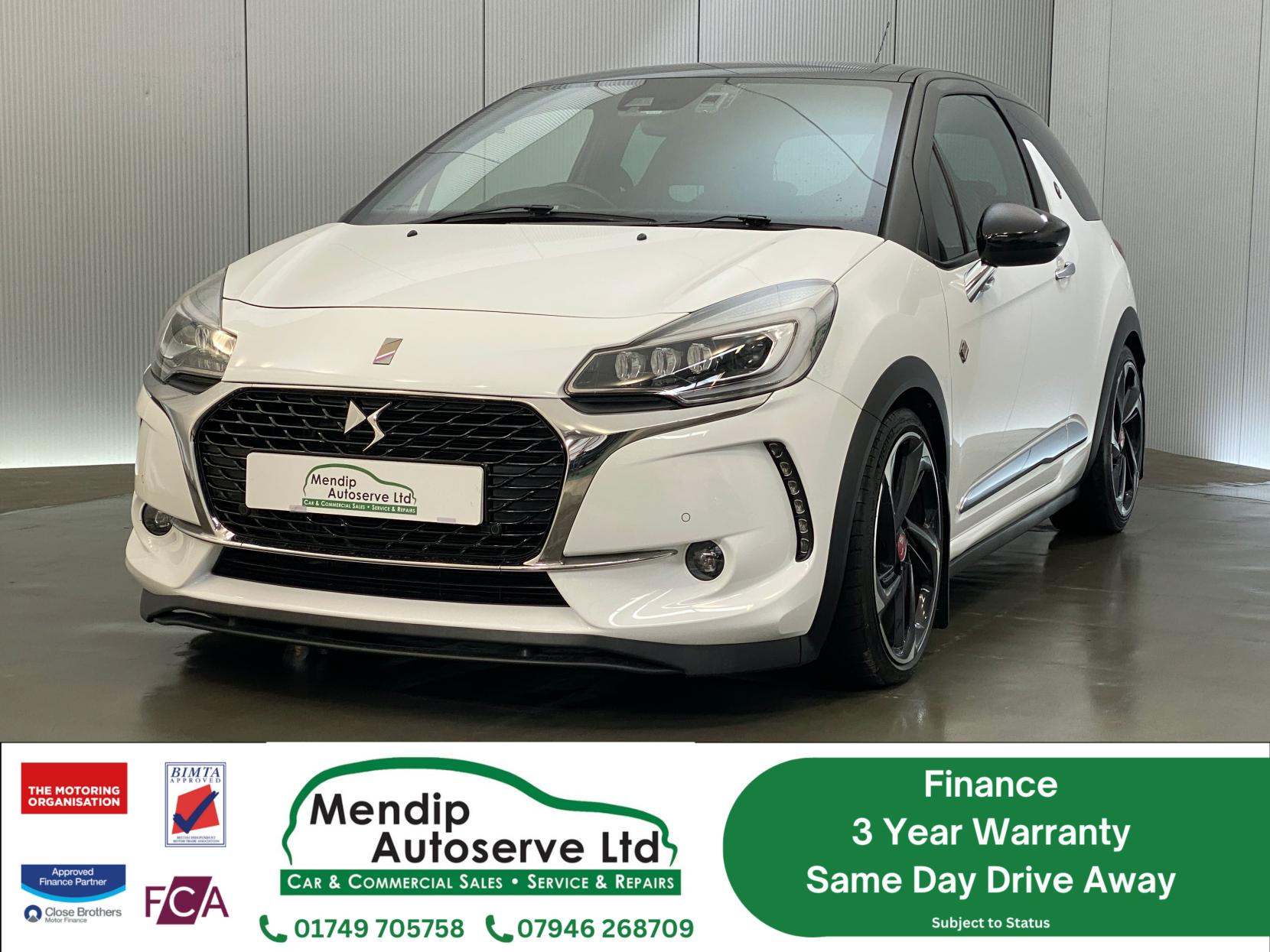 DS AUTOMOBILES DS 3 1.6 THP Performance Hatchback 3dr Petrol Manual Euro 6 (s/s) (210 ps)