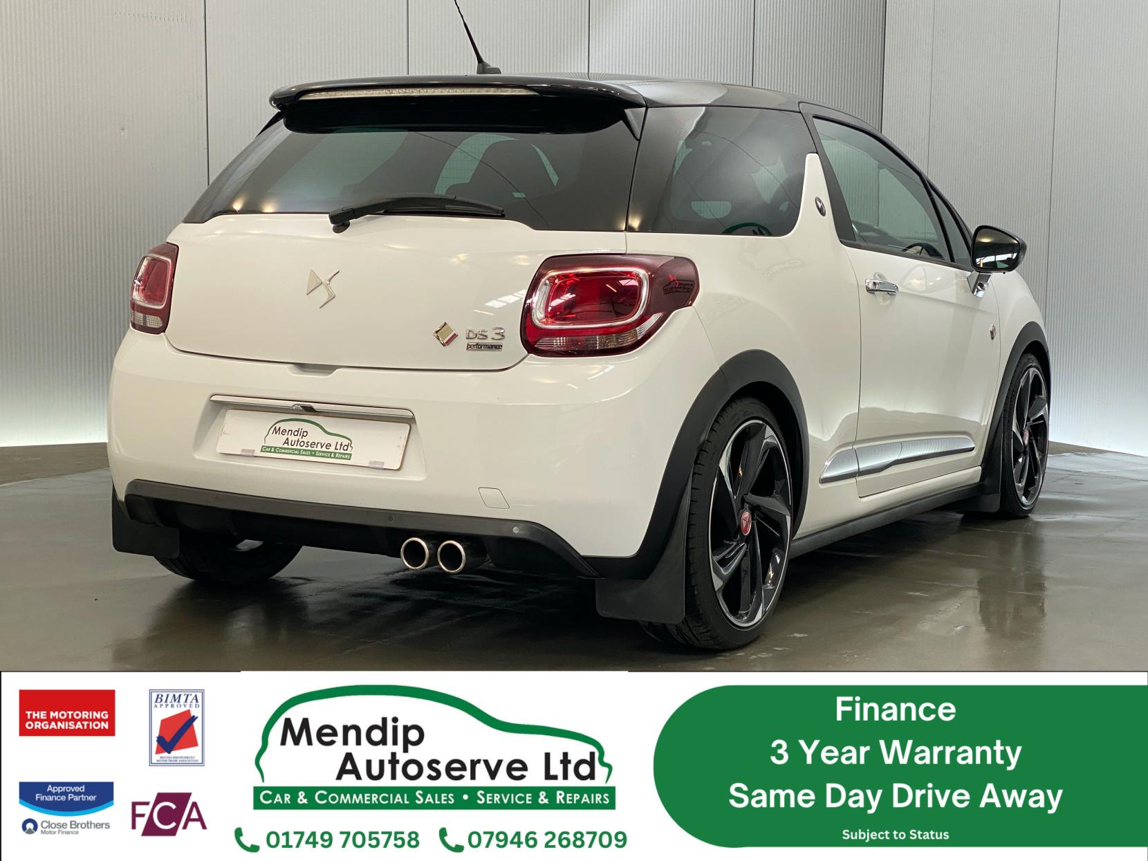 DS AUTOMOBILES DS 3 1.6 THP Performance Hatchback 3dr Petrol Manual Euro 6 (s/s) (210 ps)