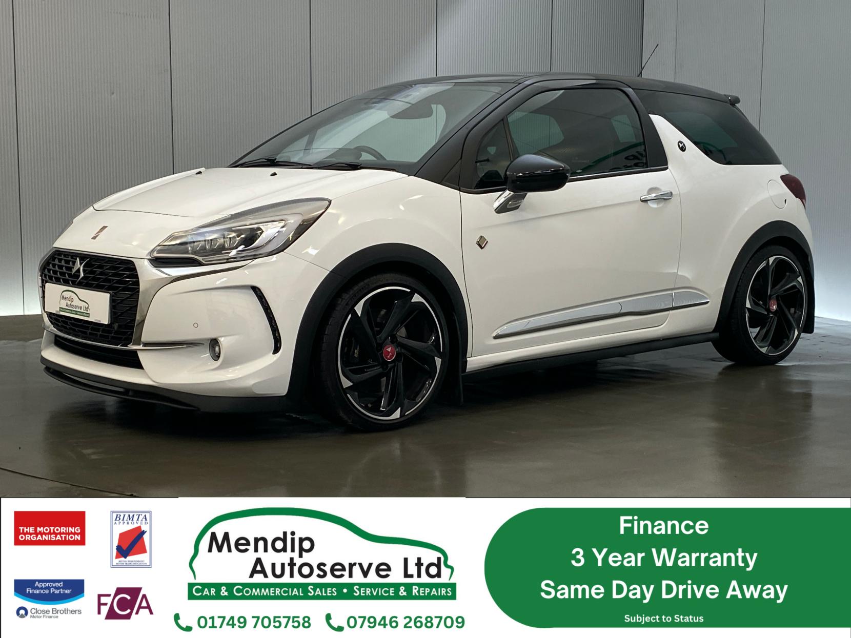 DS AUTOMOBILES DS 3 1.6 THP Performance Hatchback 3dr Petrol Manual Euro 6 (s/s) (210 ps)