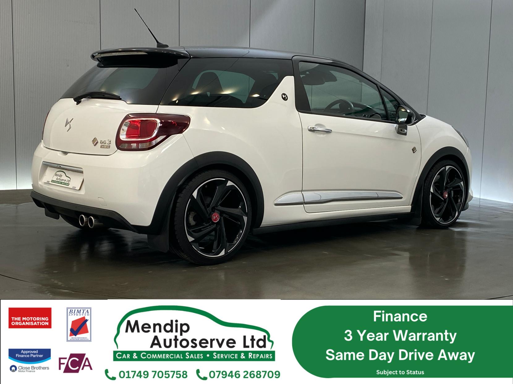DS AUTOMOBILES DS 3 1.6 THP Performance Hatchback 3dr Petrol Manual Euro 6 (s/s) (210 ps)