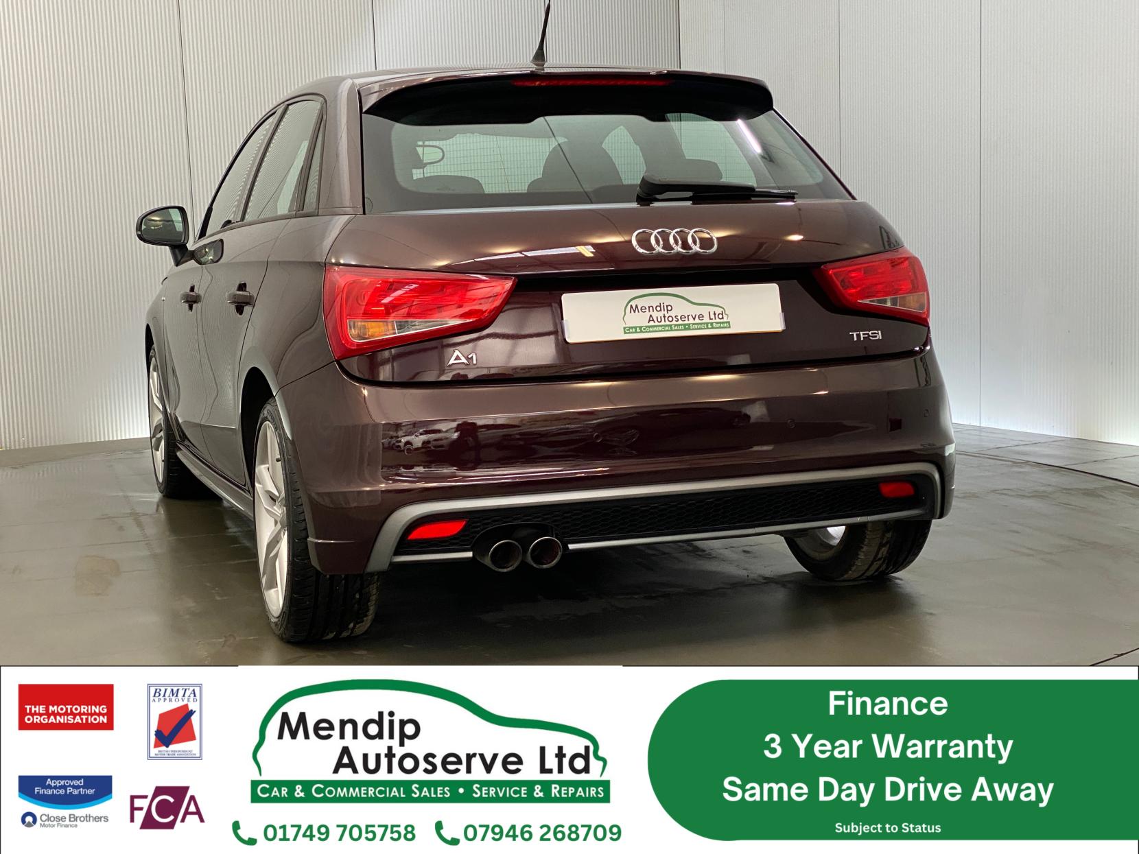 Audi A1 1.4 TFSI S line Sportback 5dr Petrol S Tronic Euro 5 (s/s) (122 ps)