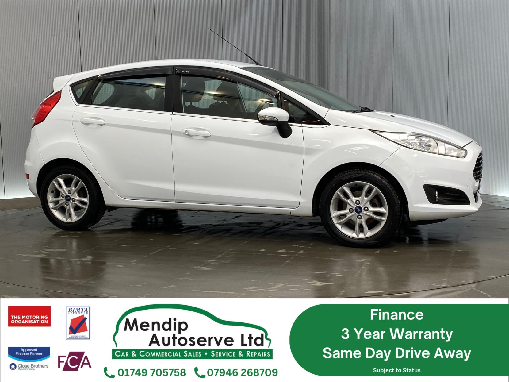 Ford Fiesta 1.25 Zetec Hatchback 5dr Petrol Manual Euro 5 (82 ps)