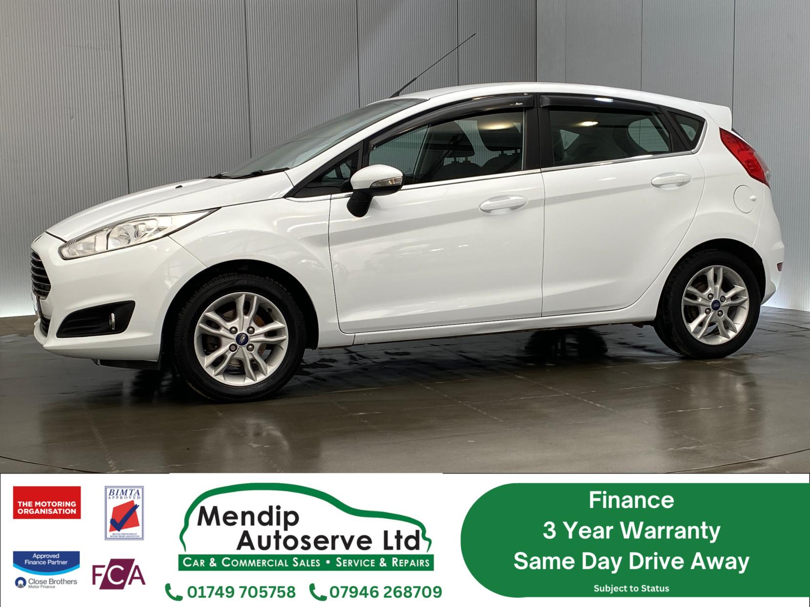 Ford Fiesta 1.25 Zetec Hatchback 5dr Petrol Manual Euro 5 (82 ps)