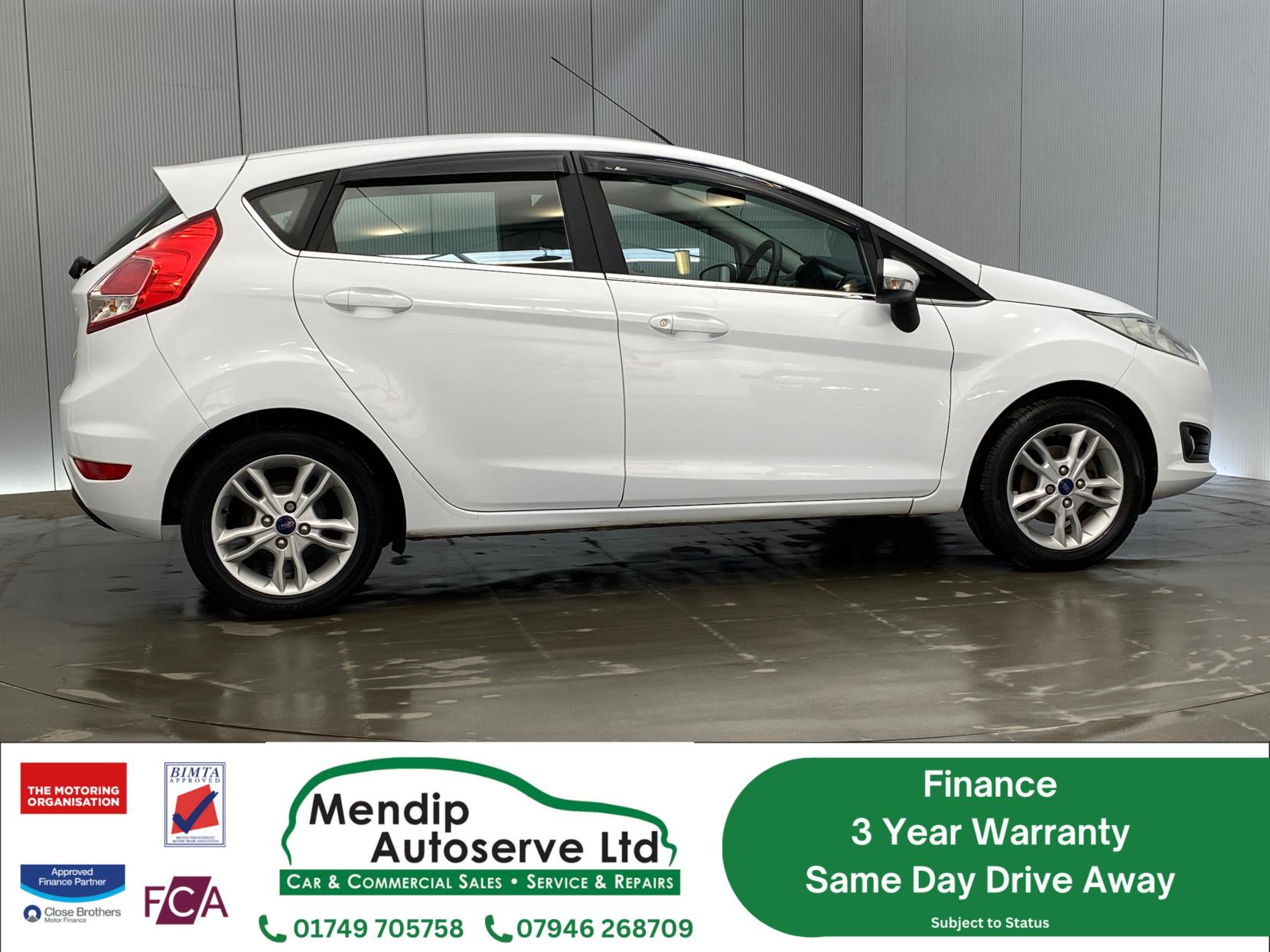 Ford Fiesta 1.25 Zetec Hatchback 5dr Petrol Manual Euro 5 (82 ps)