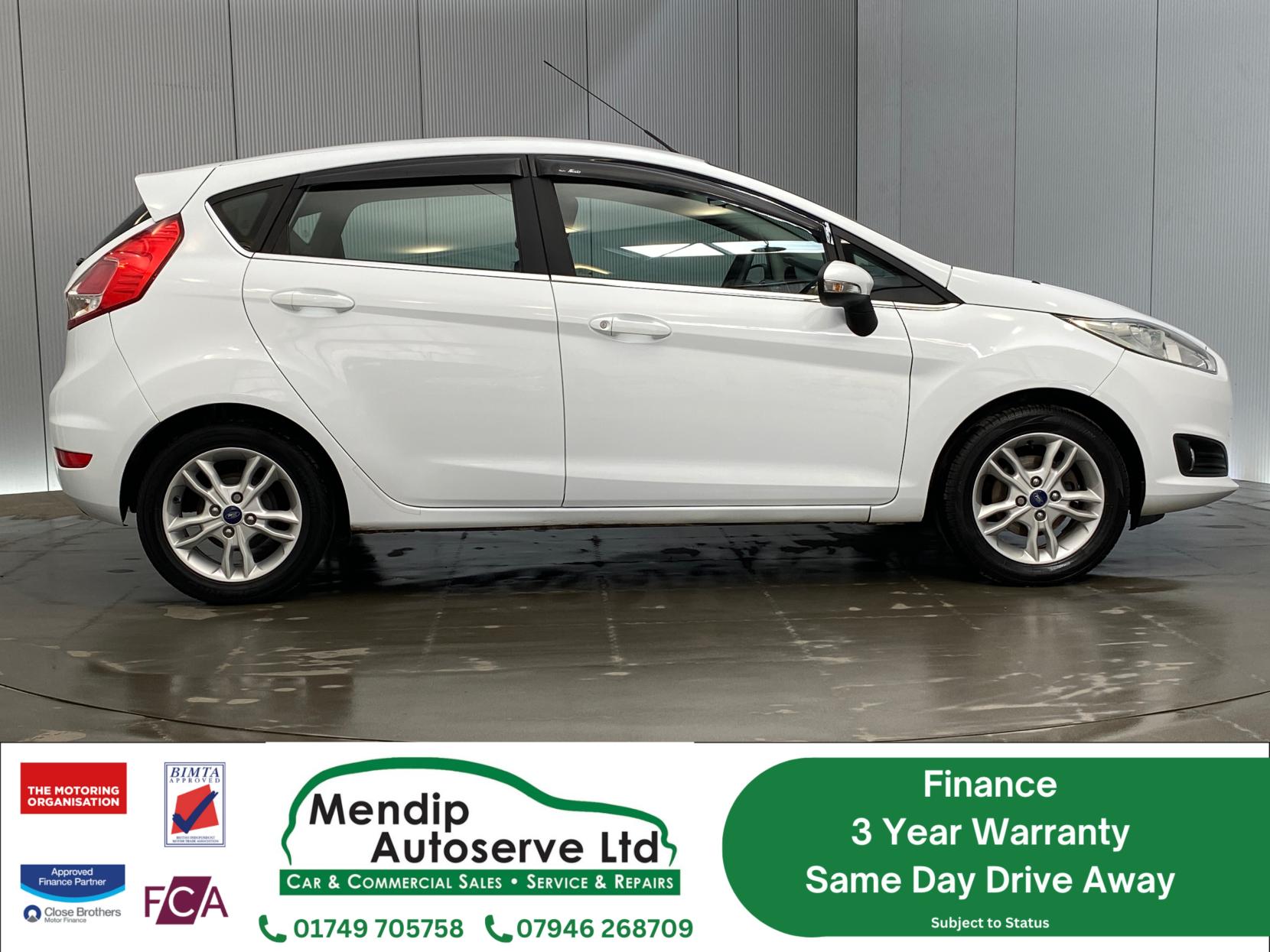 Ford Fiesta 1.25 Zetec Hatchback 5dr Petrol Manual Euro 5 (82 ps)