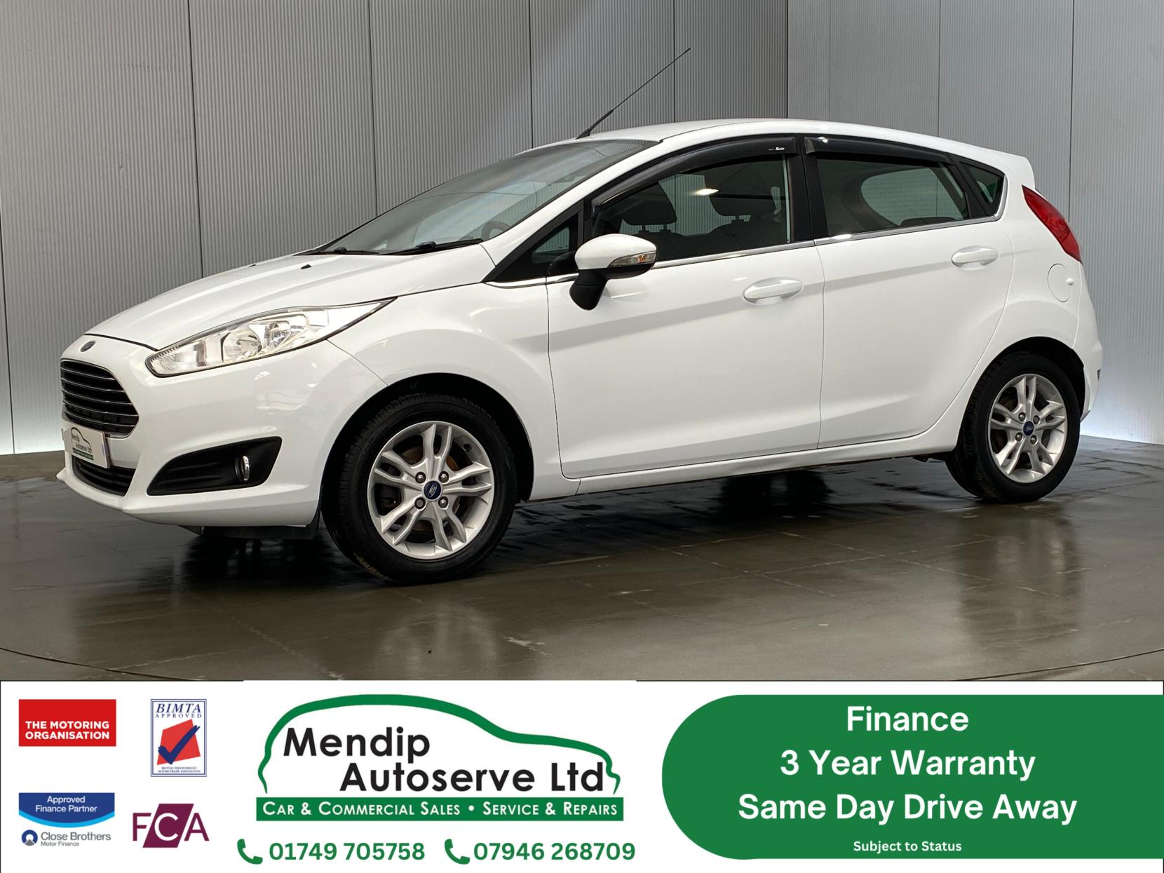 Ford Fiesta 1.25 Zetec Hatchback 5dr Petrol Manual Euro 5 (82 ps)