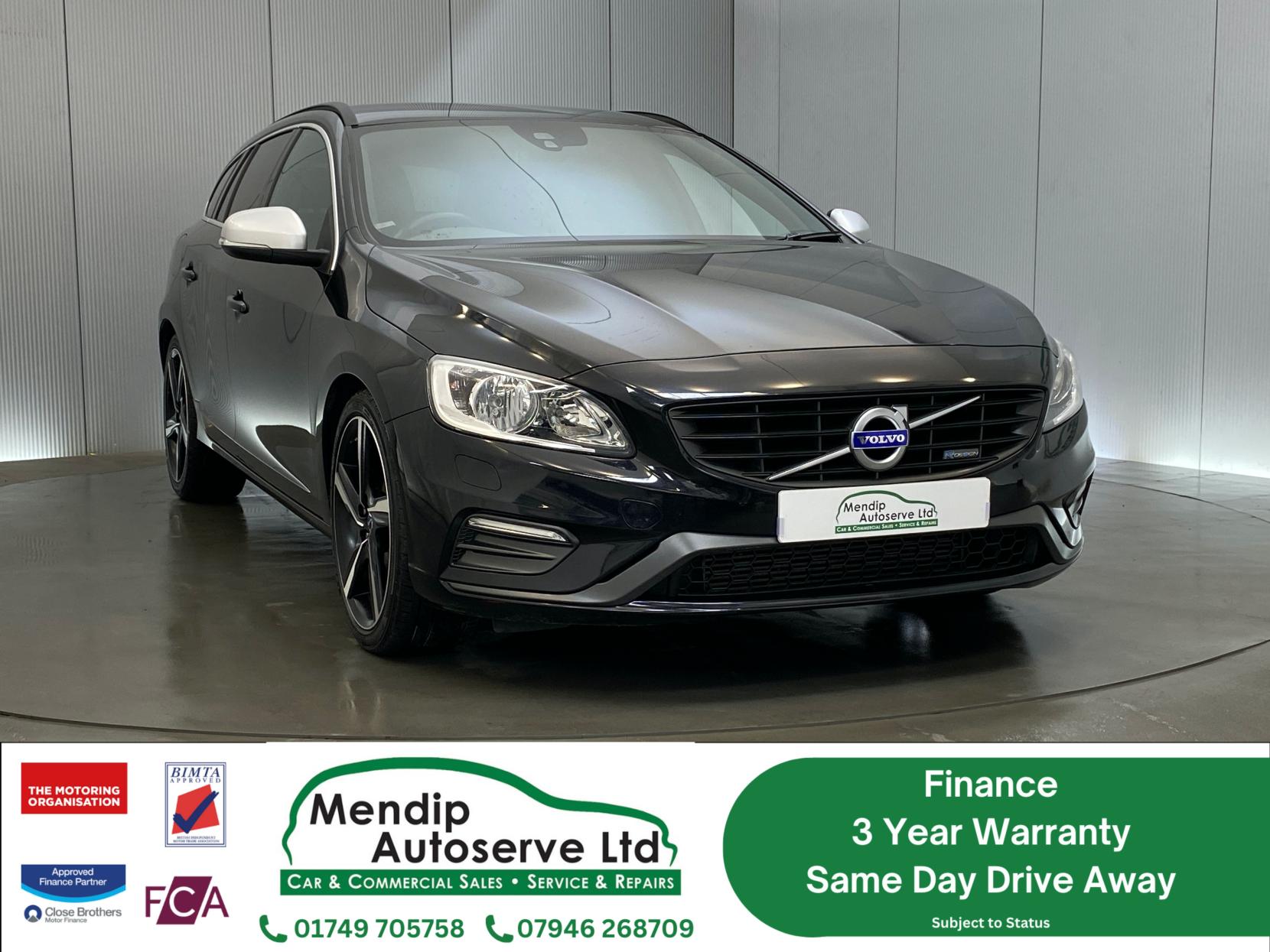 Volvo V60 2.0 D4 R-Design Nav Estate 5dr Diesel Manual Euro 6 (s/s) (181 ps)