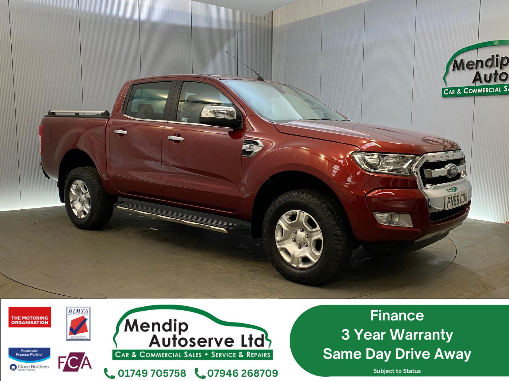 Ford Ranger 2.2 TDCi Limited 1 Pickup Double Cab 4dr Diesel Auto 4WD Euro 5 (160 ps)