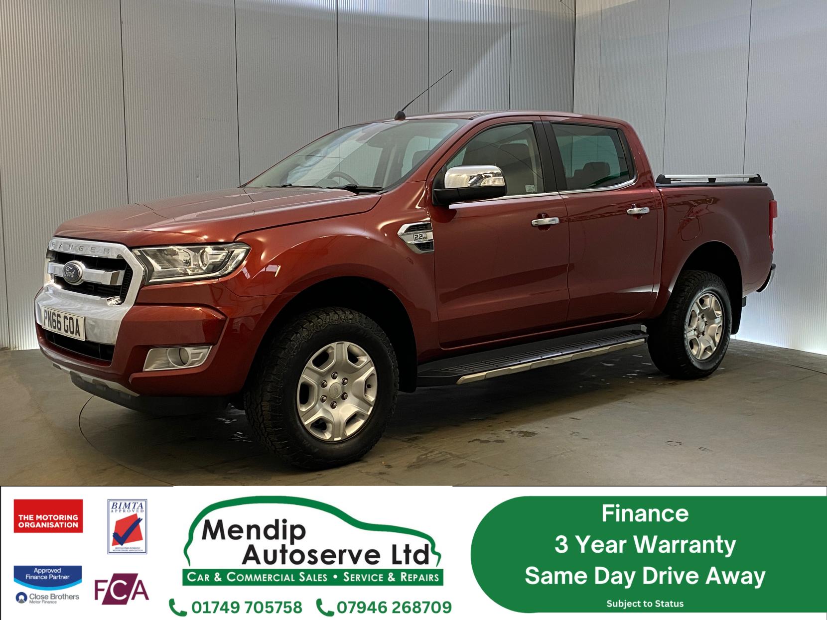 Ford Ranger 2.2 TDCi Limited 1 Pickup Double Cab 4dr Diesel Auto 4WD Euro 5 (160 ps)