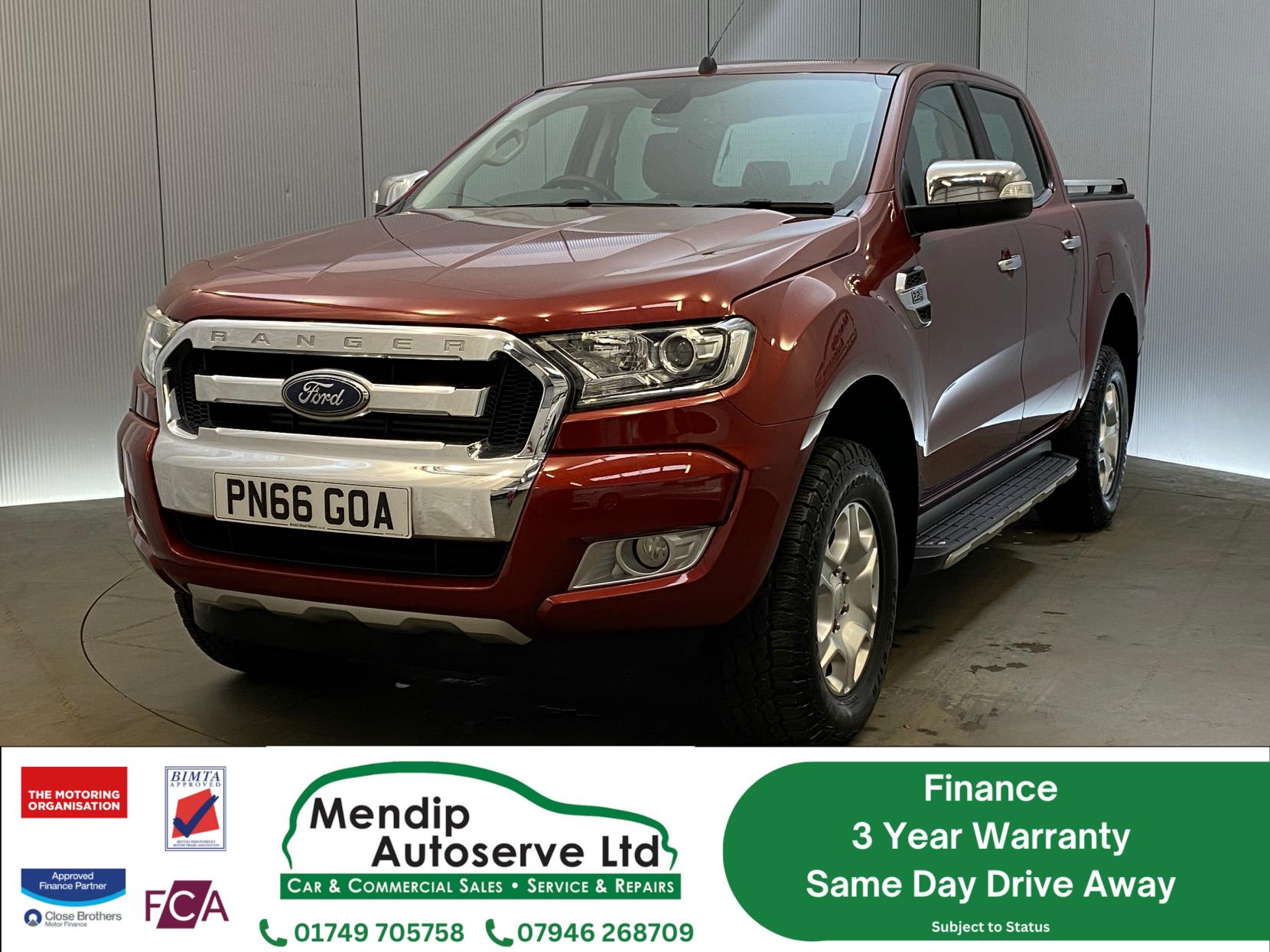 Ford Ranger 2.2 TDCi Limited 1 Pickup Double Cab 4dr Diesel Auto 4WD Euro 5 (160 ps)