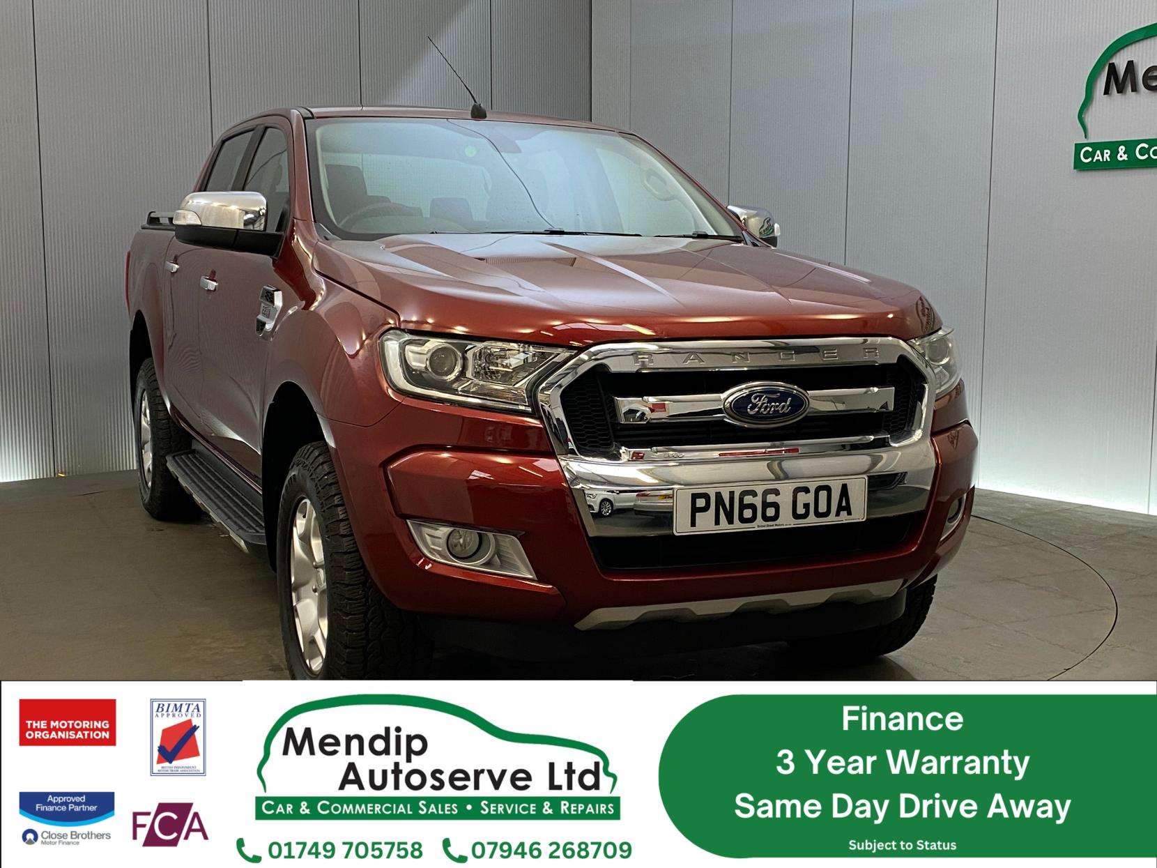 Ford Ranger 2.2 TDCi Limited 1 Pickup Double Cab 4dr Diesel Auto 4WD Euro 5 (160 ps)