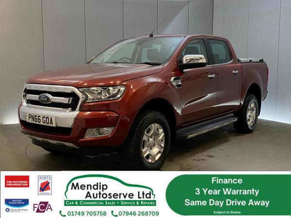 Ford Ranger 2.2 TDCi Limited 1 Pickup Double Cab 4dr Diesel Auto 4WD Euro 5 (160 ps)