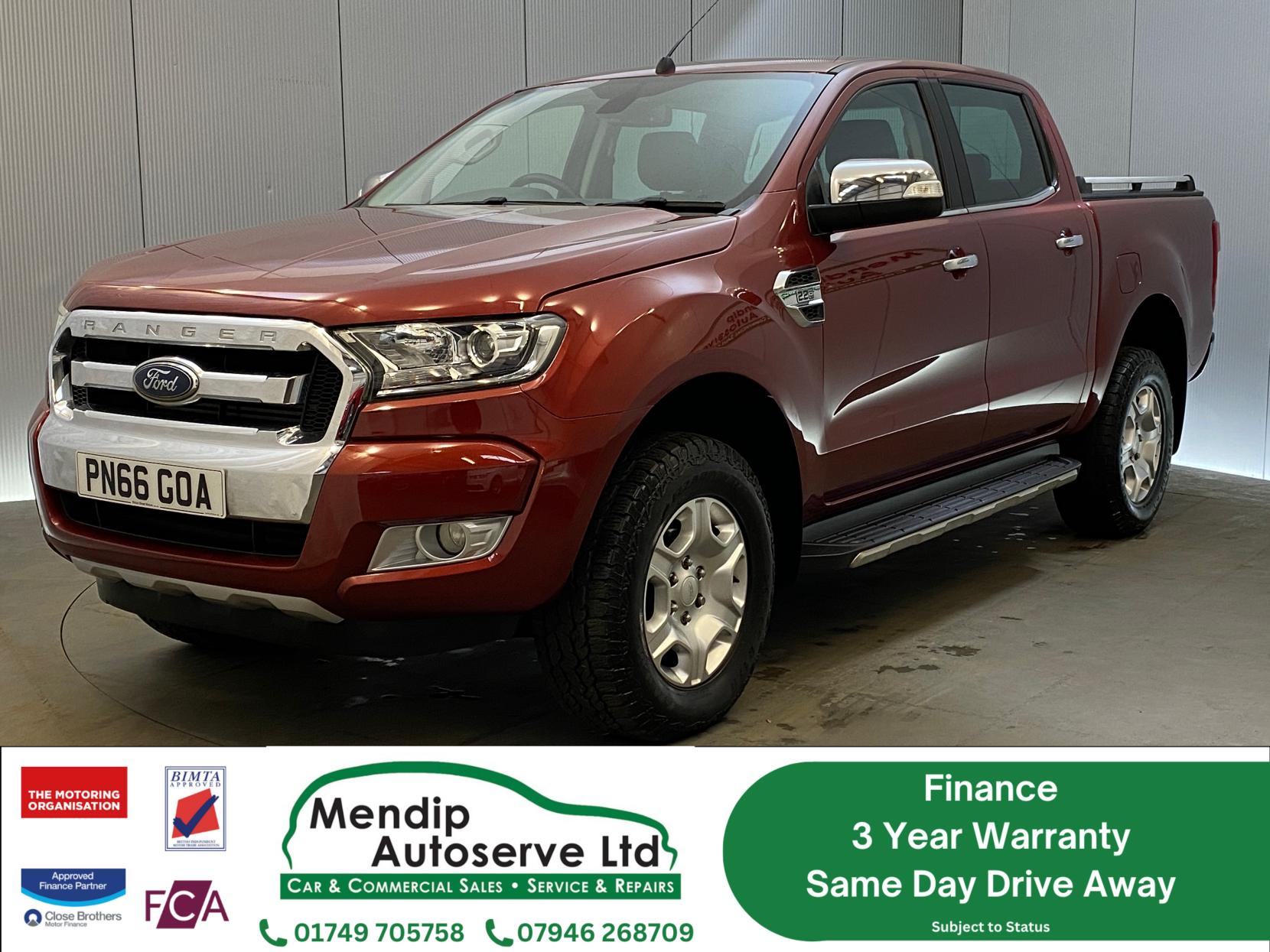 Ford Ranger 2.2 TDCi Limited 1 Pickup Double Cab 4dr Diesel Auto 4WD Euro 5 (160 ps)