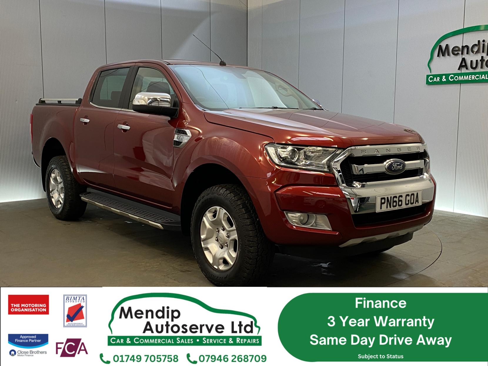 Ford Ranger 2.2 TDCi Limited 1 Pickup Double Cab 4dr Diesel Auto 4WD Euro 5 (160 ps)