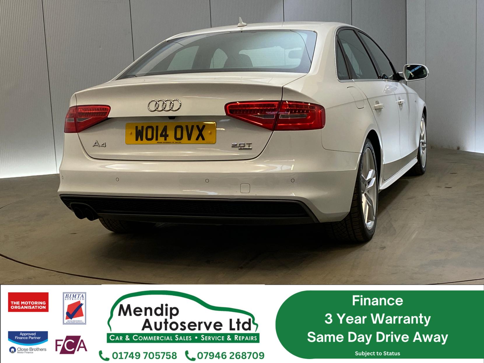 Audi A4 2.0 TFSI S line Saloon 4dr Petrol S Tronic quattro Euro 5 (s/s) (211 ps)