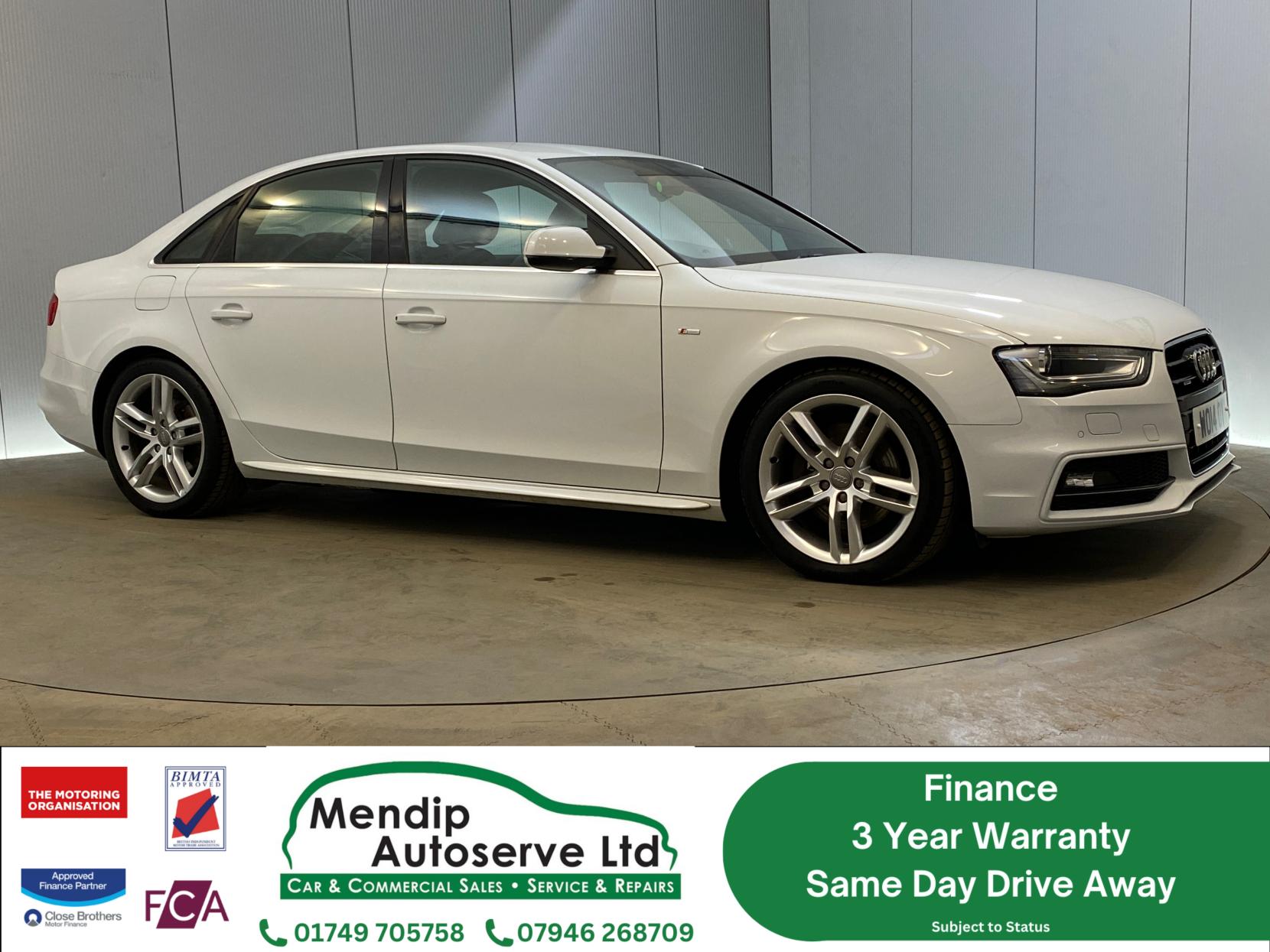 Audi A4 2.0 TFSI S line Saloon 4dr Petrol S Tronic quattro Euro 5 (s/s) (211 ps)