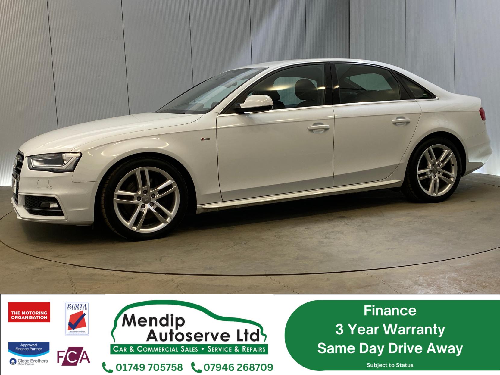 Audi A4 2.0 TFSI S line Saloon 4dr Petrol S Tronic quattro Euro 5 (s/s) (211 ps)