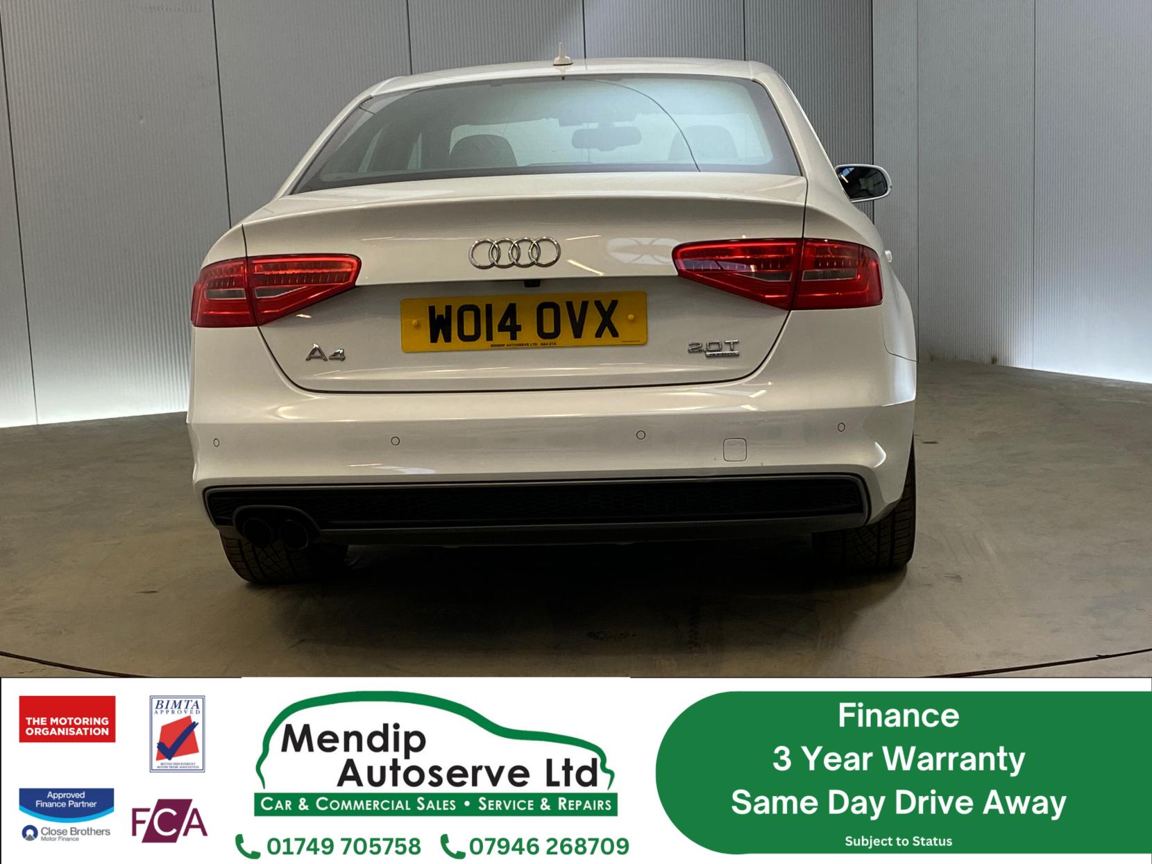 Audi A4 2.0 TFSI S line Saloon 4dr Petrol S Tronic quattro Euro 5 (s/s) (211 ps)