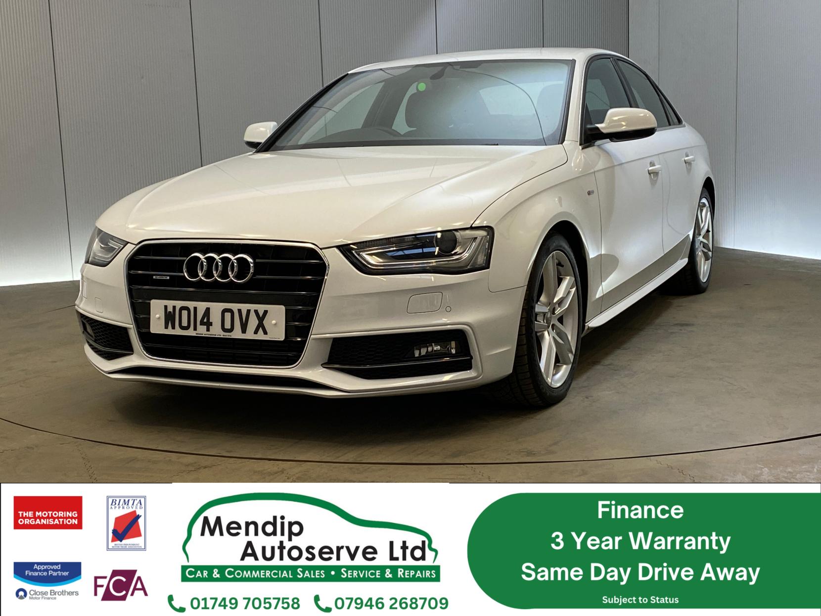 Audi A4 2.0 TFSI S line Saloon 4dr Petrol S Tronic quattro Euro 5 (s/s) (211 ps)