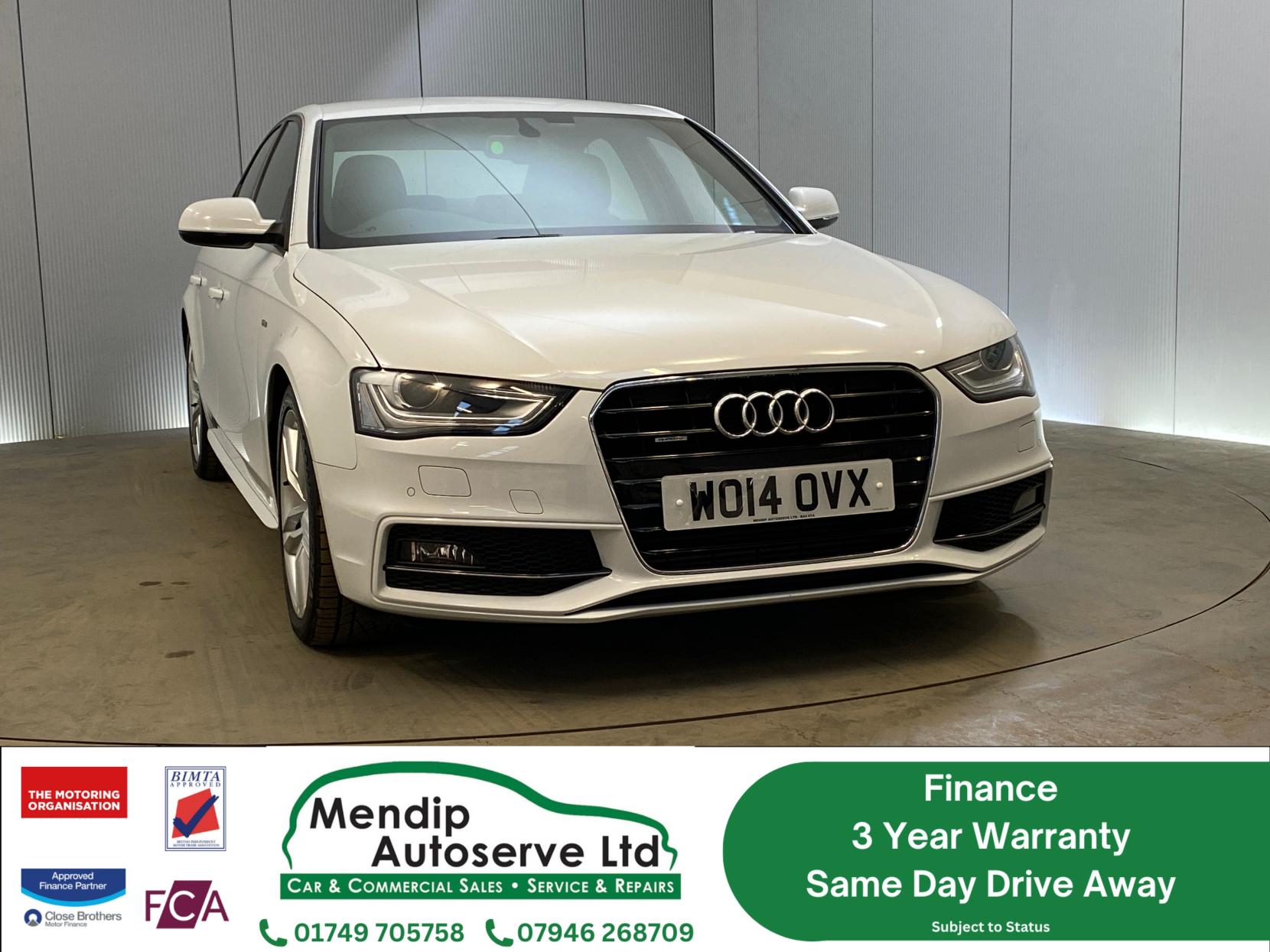 Audi A4 2.0 TFSI S line Saloon 4dr Petrol S Tronic quattro Euro 5 (s/s) (211 ps)