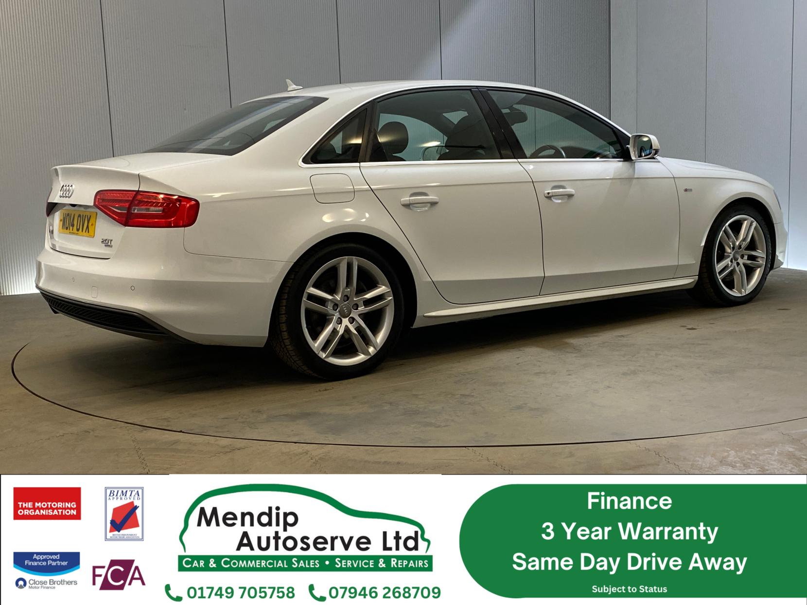 Audi A4 2.0 TFSI S line Saloon 4dr Petrol S Tronic quattro Euro 5 (s/s) (211 ps)