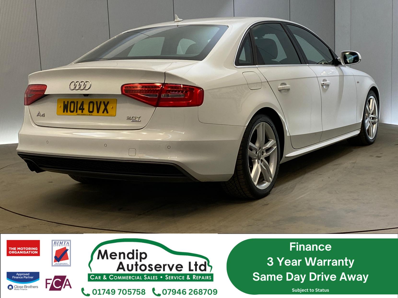 Audi A4 2.0 TFSI S line Saloon 4dr Petrol S Tronic quattro Euro 5 (s/s) (211 ps)