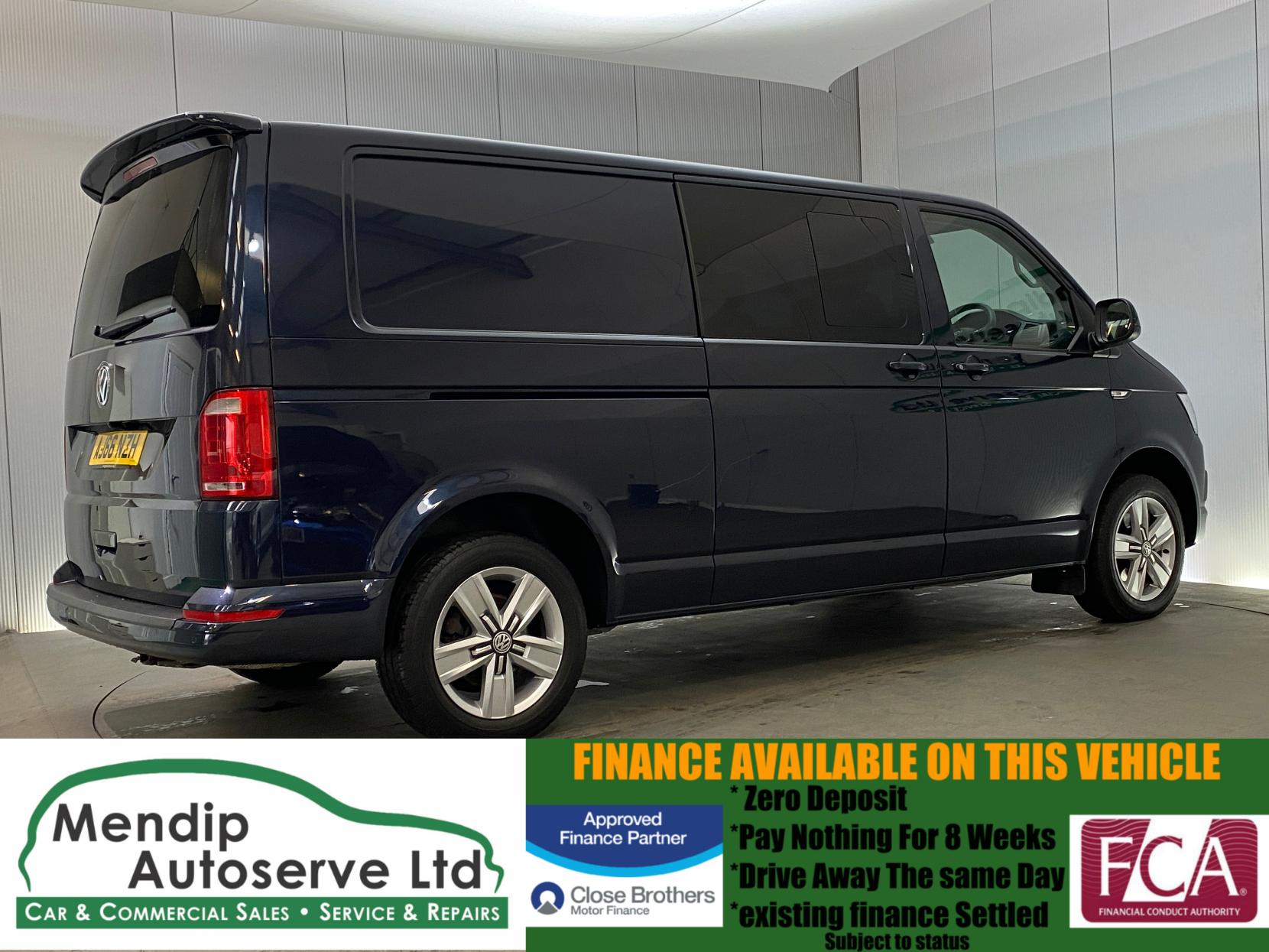 Volkswagen Transporter 2.0 BiTDI T32 BlueMotion Tech Highline Crew Van Double Cab 5dr Diesel DSG FWD LWB Euro 6 (s/s) (204 ps)