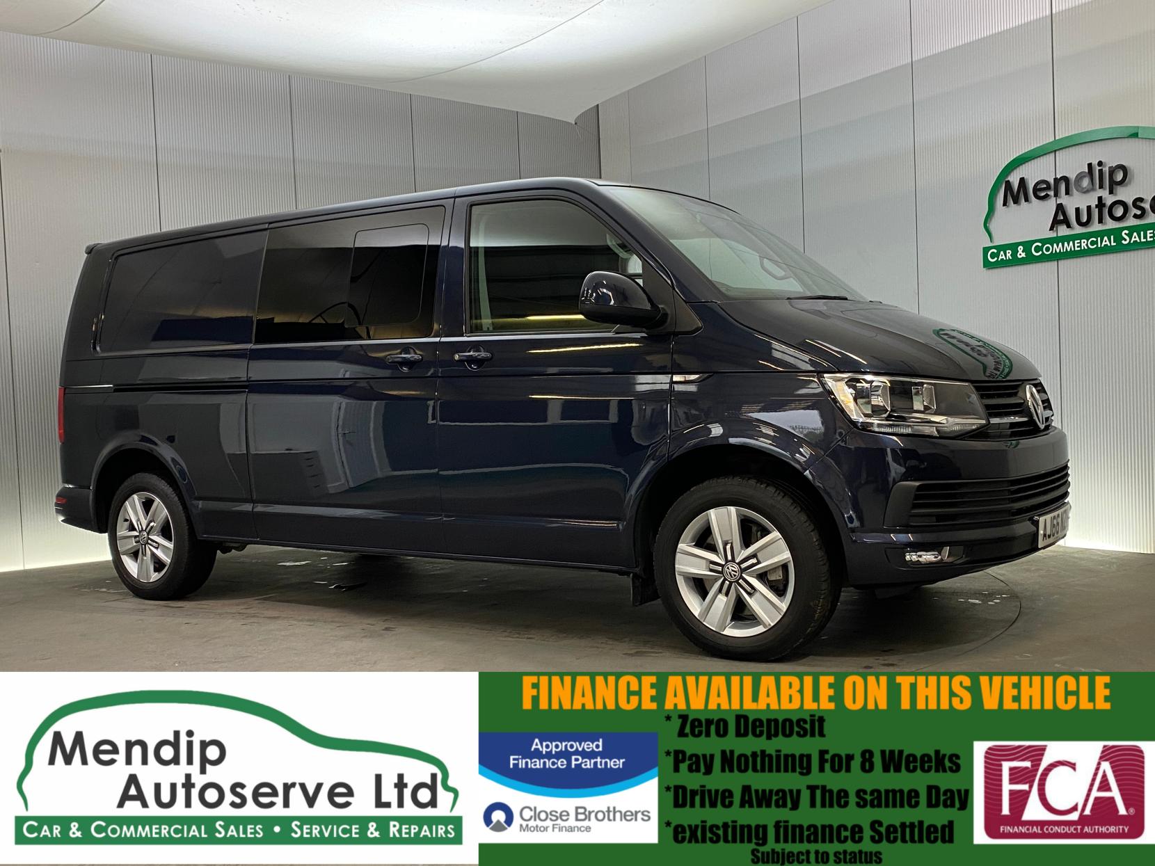 Volkswagen Transporter 2.0 BiTDI T32 BlueMotion Tech Highline Crew Van Double Cab 5dr Diesel DSG FWD LWB Euro 6 (s/s) (204 ps)