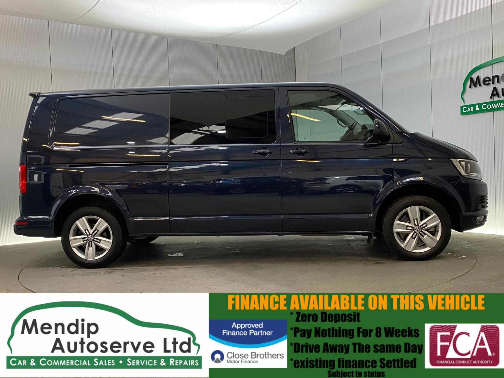 Volkswagen Transporter 2.0 BiTDI T32 BlueMotion Tech Highline Crew Van Double Cab 5dr Diesel DSG FWD LWB Euro 6 (s/s) (204 ps)