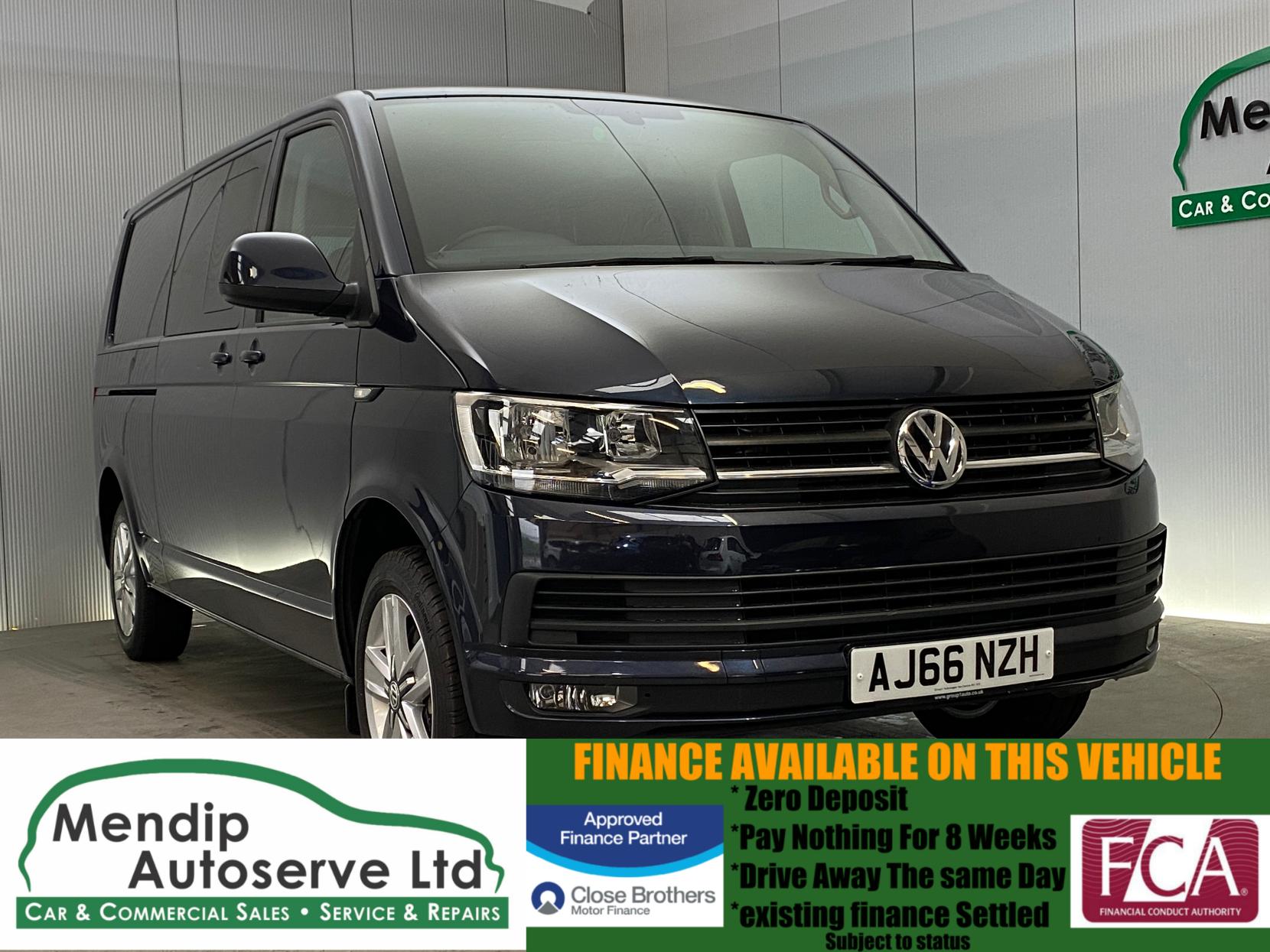 Volkswagen Transporter 2.0 BiTDI T32 BlueMotion Tech Highline Crew Van Double Cab 5dr Diesel DSG FWD LWB Euro 6 (s/s) (204 ps)