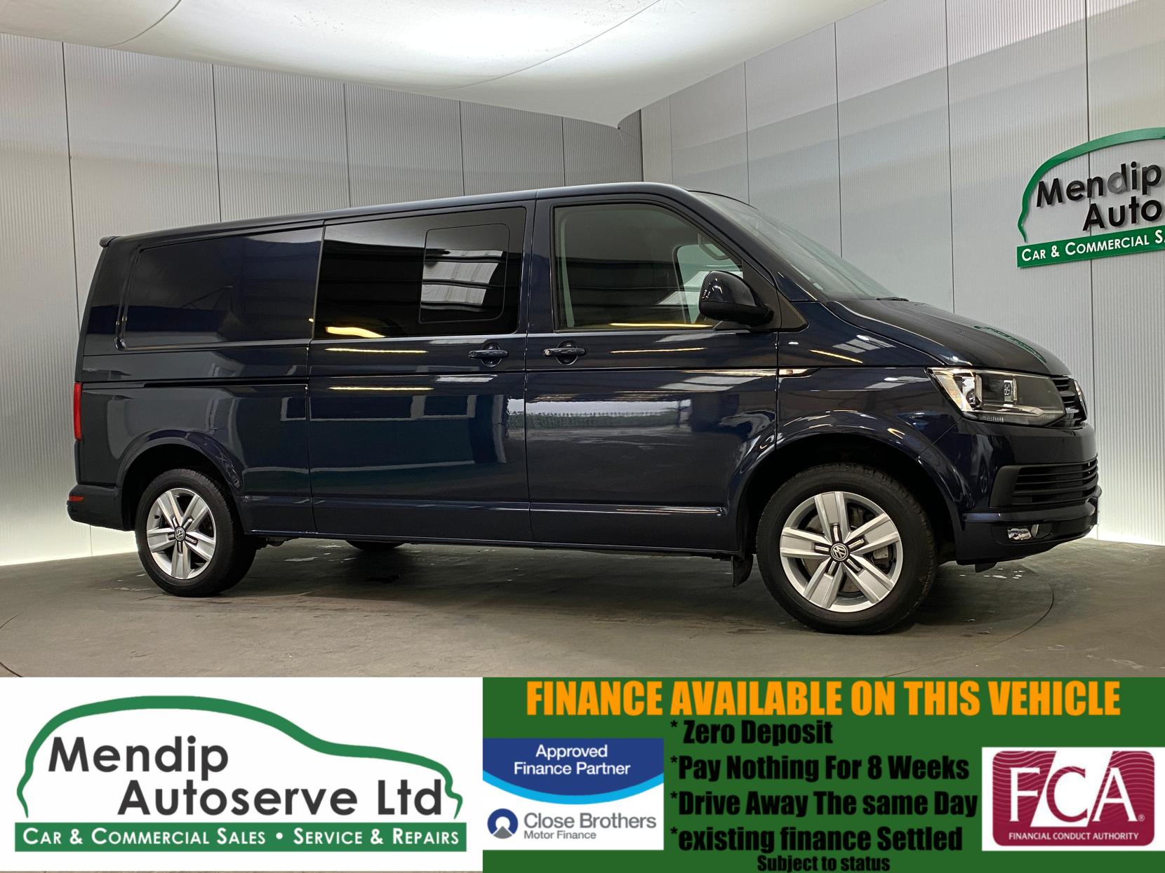 Volkswagen Transporter 2.0 BiTDI T32 BlueMotion Tech Highline Crew Van Double Cab 5dr Diesel DSG FWD LWB Euro 6 (s/s) (204 ps)