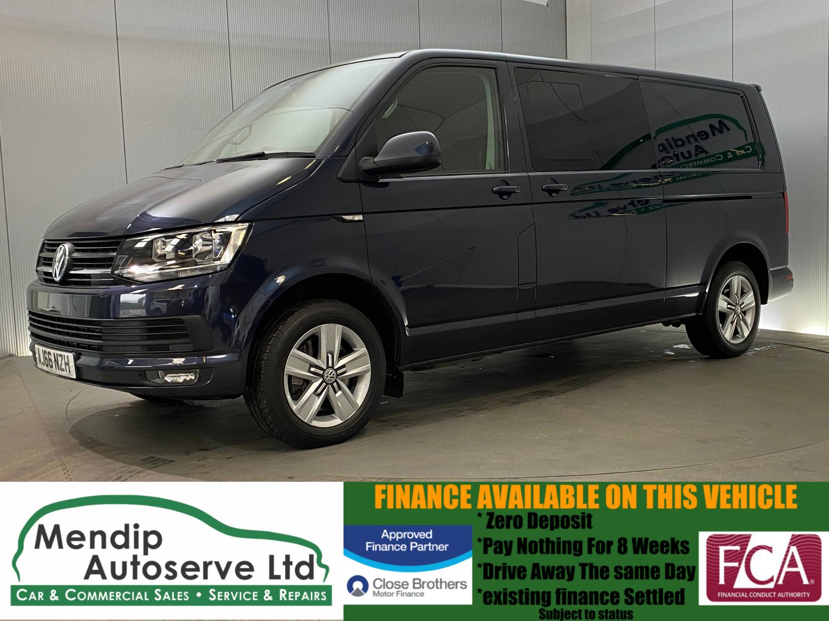 Volkswagen Transporter 2.0 BiTDI T32 BlueMotion Tech Highline Crew Van Double Cab 5dr Diesel DSG FWD LWB Euro 6 (s/s) (204 ps)