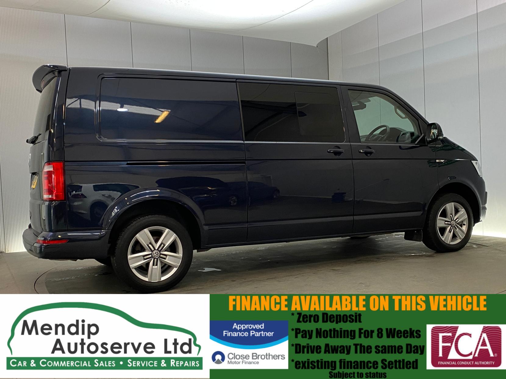 Volkswagen Transporter 2.0 BiTDI T32 BlueMotion Tech Highline Crew Van Double Cab 5dr Diesel DSG FWD LWB Euro 6 (s/s) (204 ps)