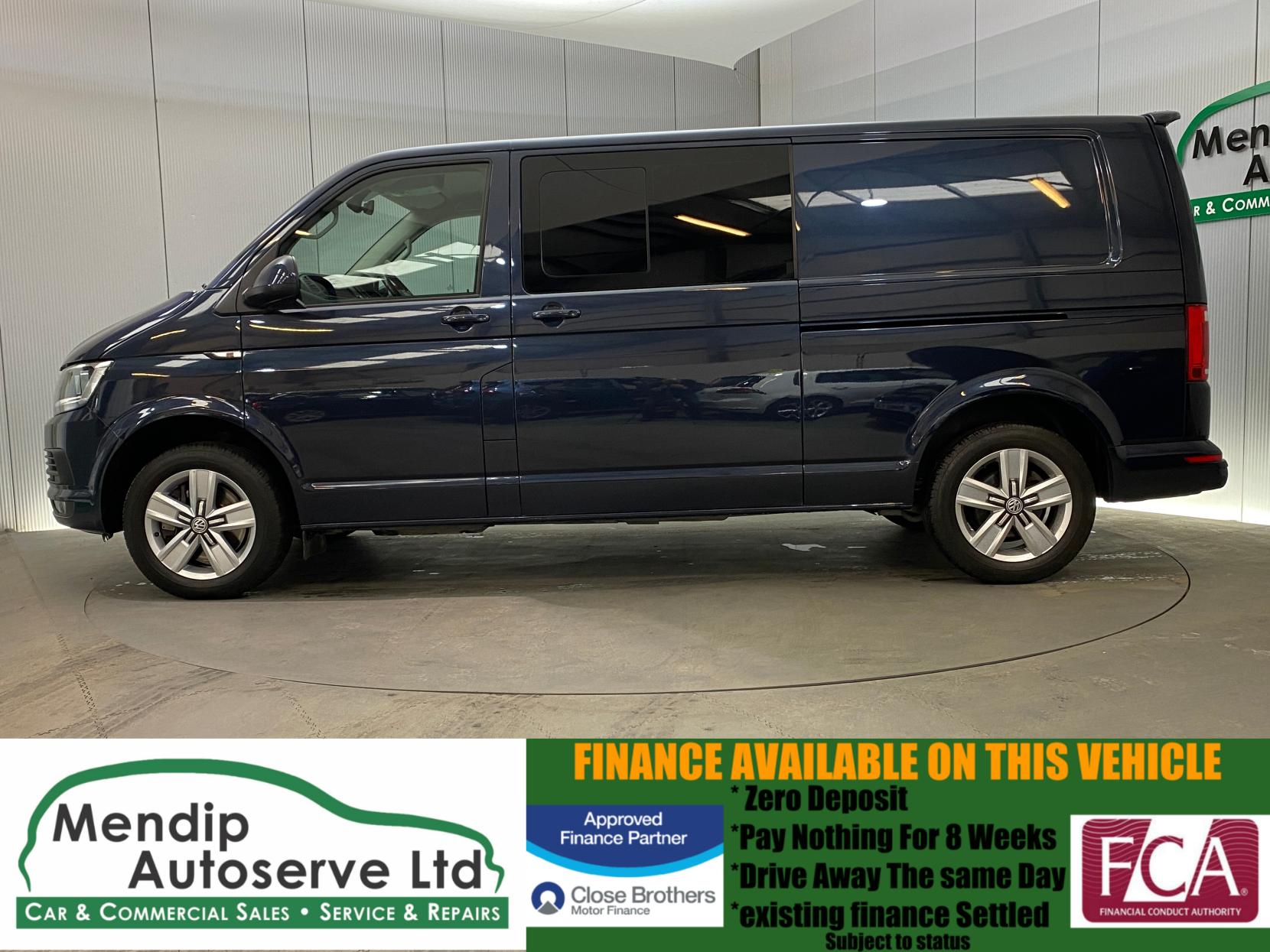 Volkswagen Transporter 2.0 BiTDI T32 BlueMotion Tech Highline Crew Van Double Cab 5dr Diesel DSG FWD LWB Euro 6 (s/s) (204 ps)