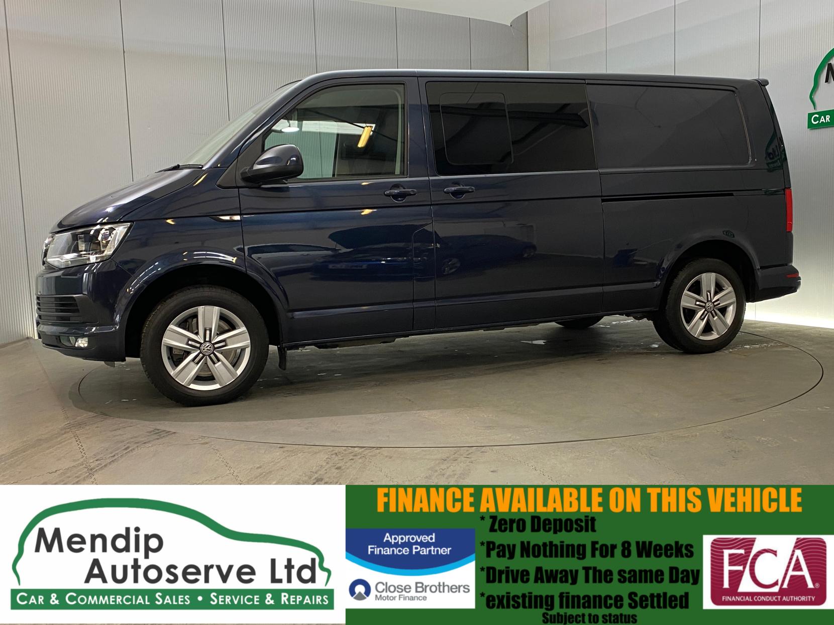 Volkswagen Transporter 2.0 BiTDI T32 BlueMotion Tech Highline Crew Van Double Cab 5dr Diesel DSG FWD LWB Euro 6 (s/s) (204 ps)