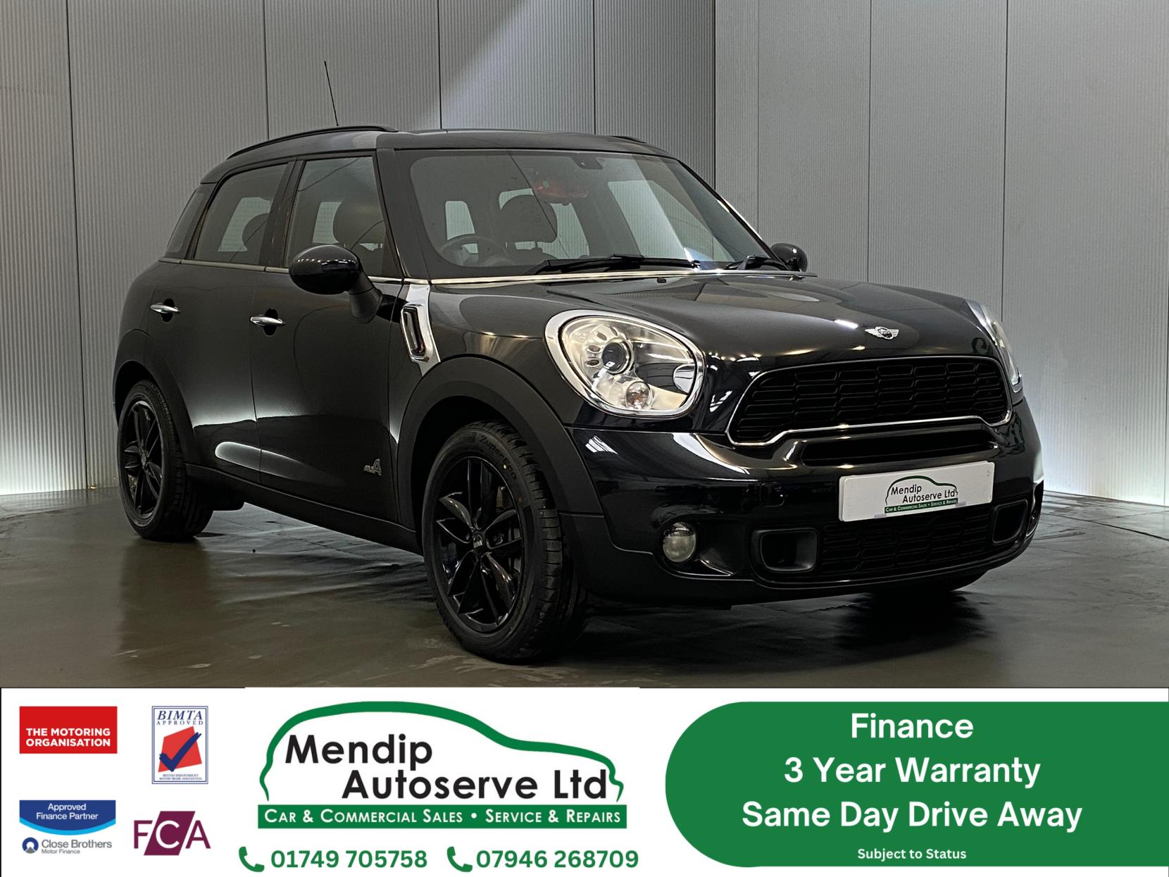 MINI Countryman 1.6 Cooper S SUV 5dr Petrol Auto ALL4 Euro 5 (184 ps)