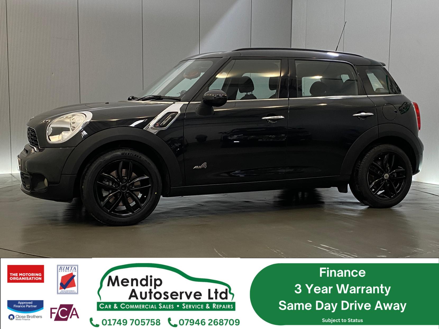 MINI Countryman 1.6 Cooper S SUV 5dr Petrol Auto ALL4 Euro 5 (184 ps)