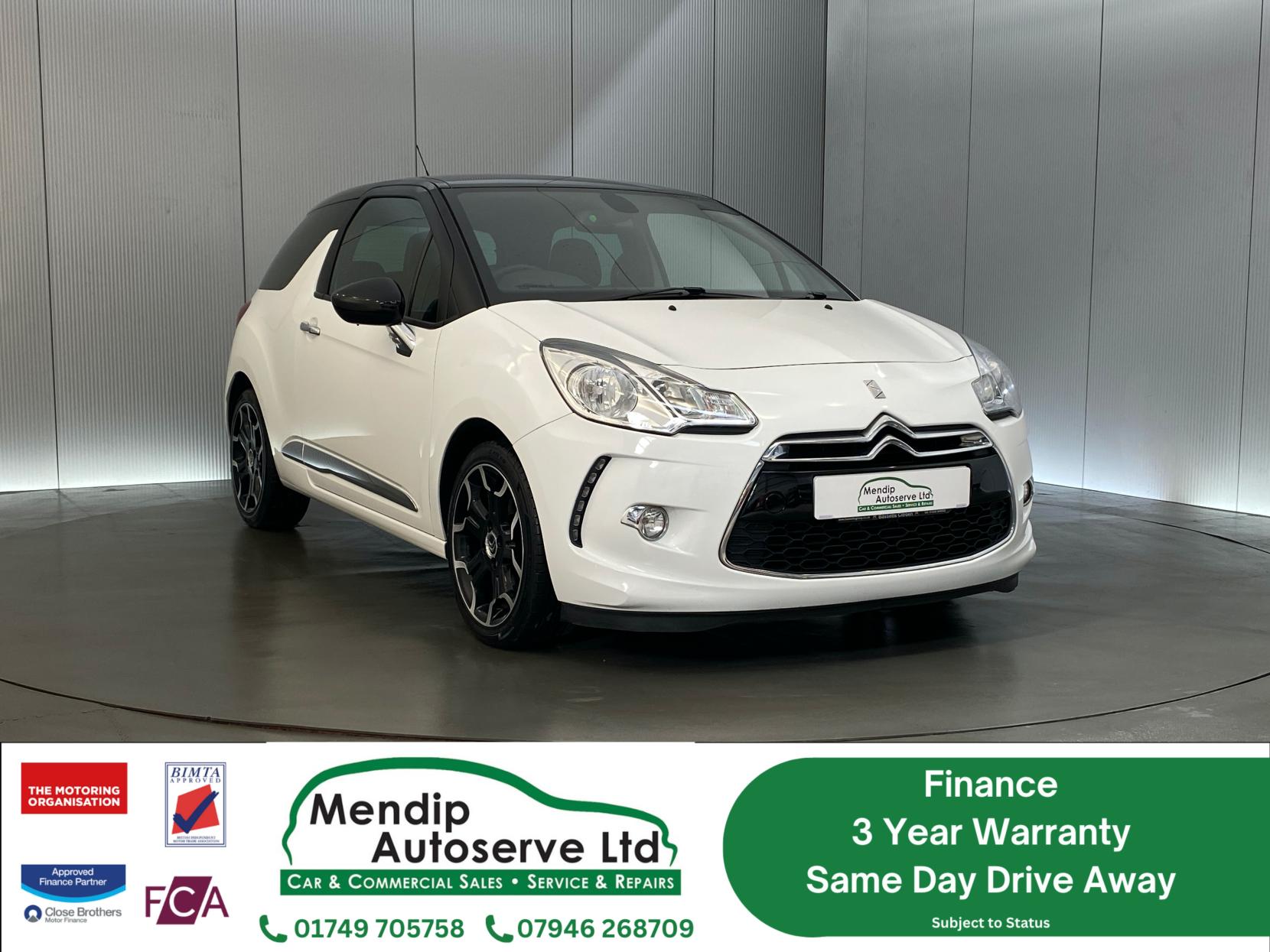 Citroen DS3 1.6 e-HDi DStyle Plus Hatchback 3dr Diesel Manual Euro 5 (s/s) (90 ps)