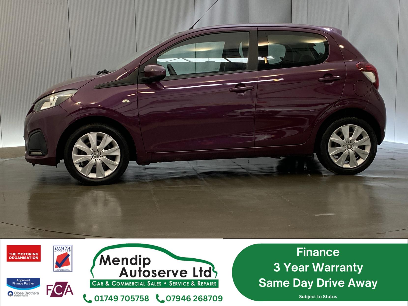 Peugeot 108 1.0 Active Hatchback 5dr Petrol Manual Euro 6 (68 ps)