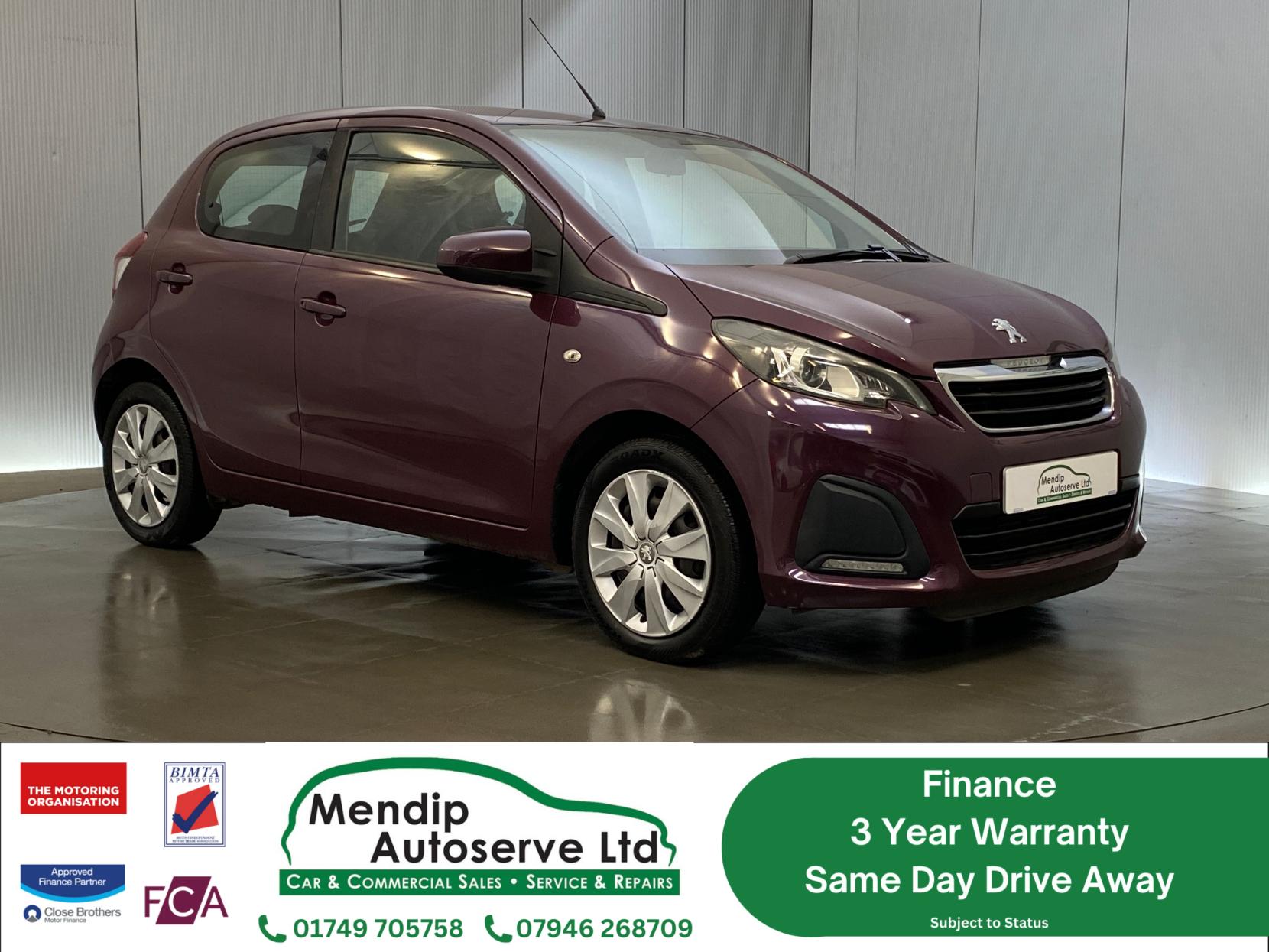 Peugeot 108 1.0 Active Hatchback 5dr Petrol Manual Euro 6 (68 ps)