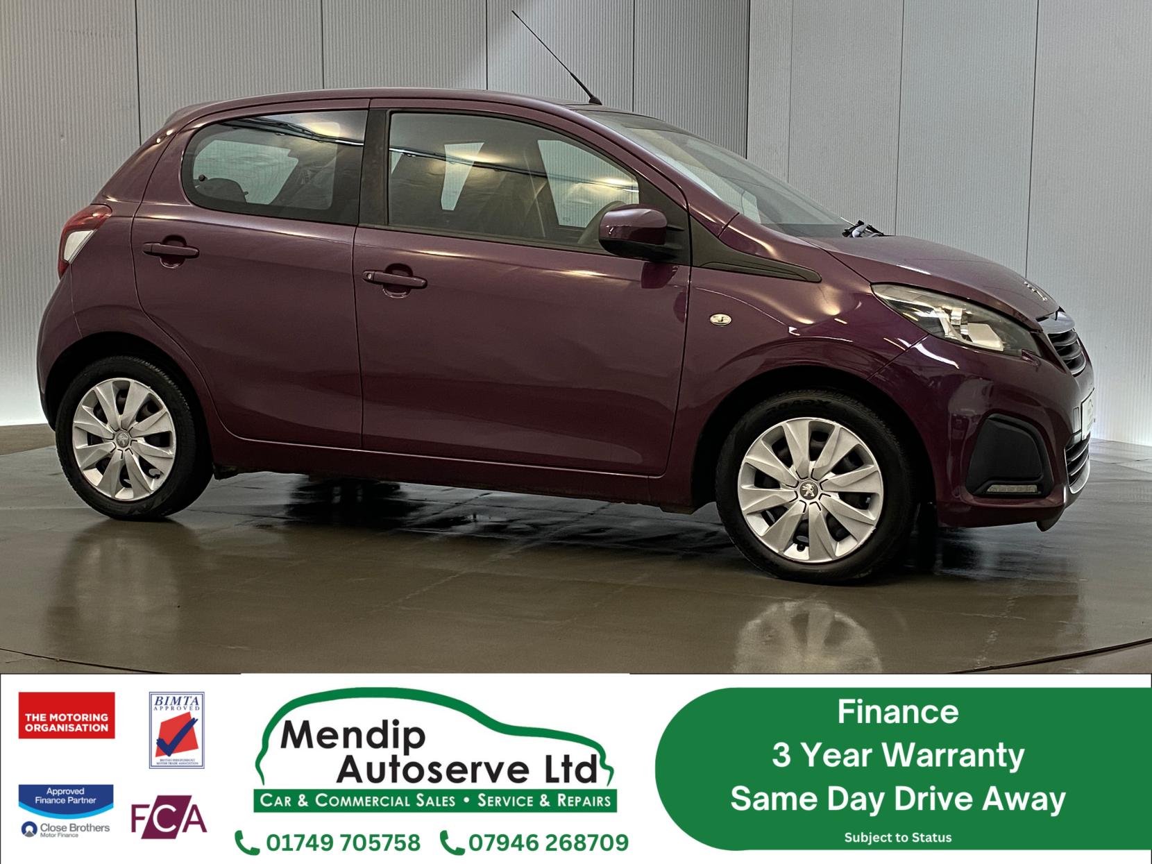 Peugeot 108 1.0 Active Hatchback 5dr Petrol Manual Euro 6 (68 ps)
