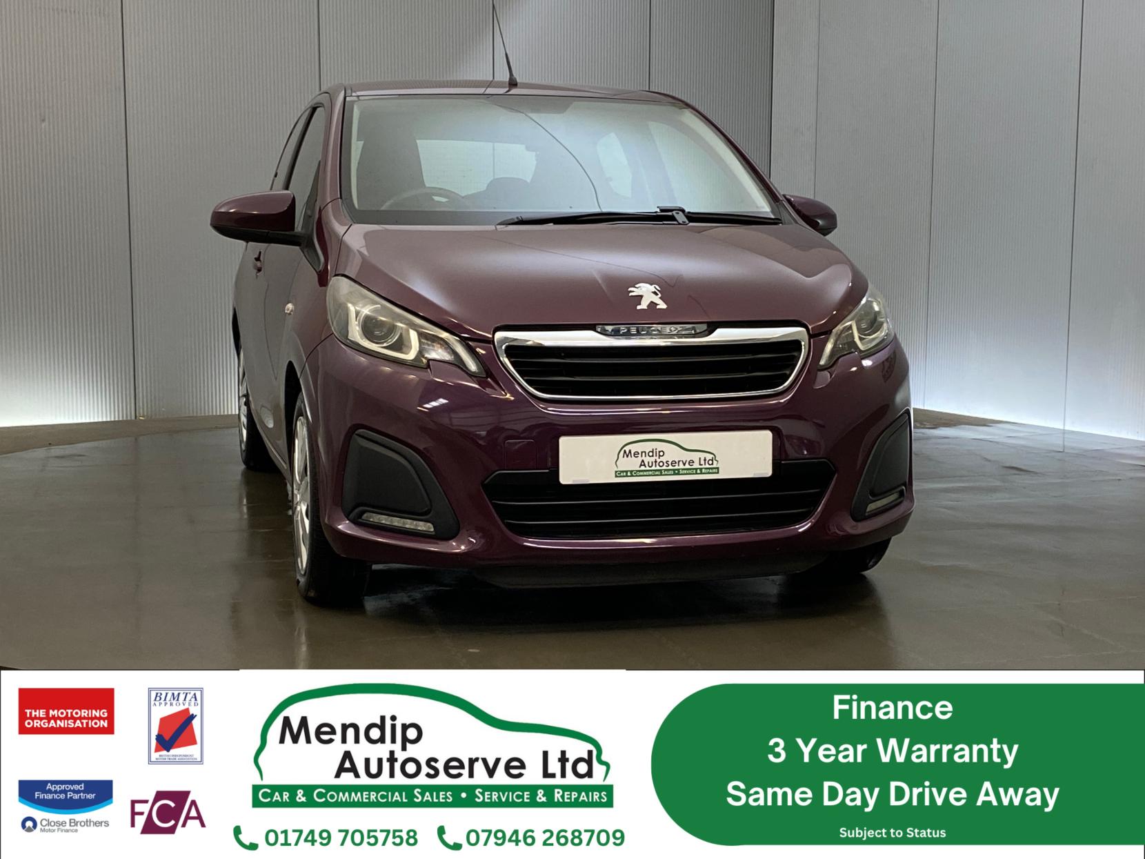 Peugeot 108 1.0 Active Hatchback 5dr Petrol Manual Euro 6 (68 ps)