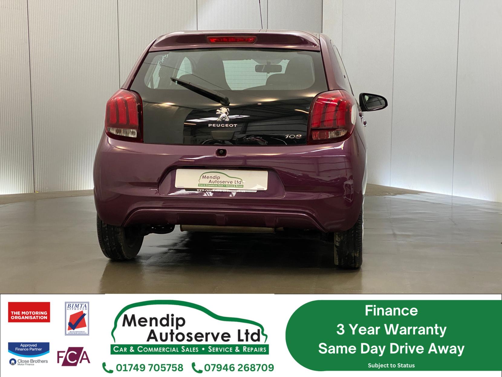 Peugeot 108 1.0 Active Hatchback 5dr Petrol Manual Euro 6 (68 ps)