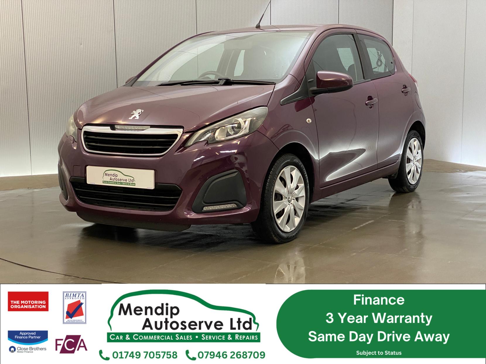 Peugeot 108 1.0 Active Hatchback 5dr Petrol Manual Euro 6 (68 ps)