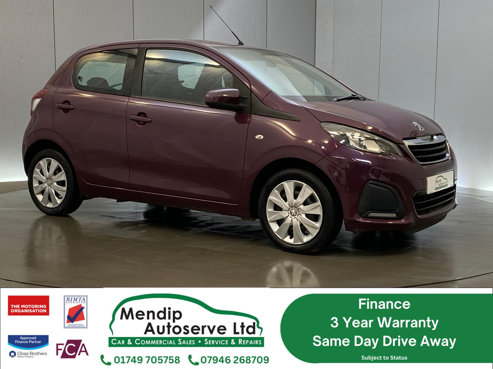 Peugeot 108 1.0 Active Hatchback 5dr Petrol Manual Euro 6 (68 ps)