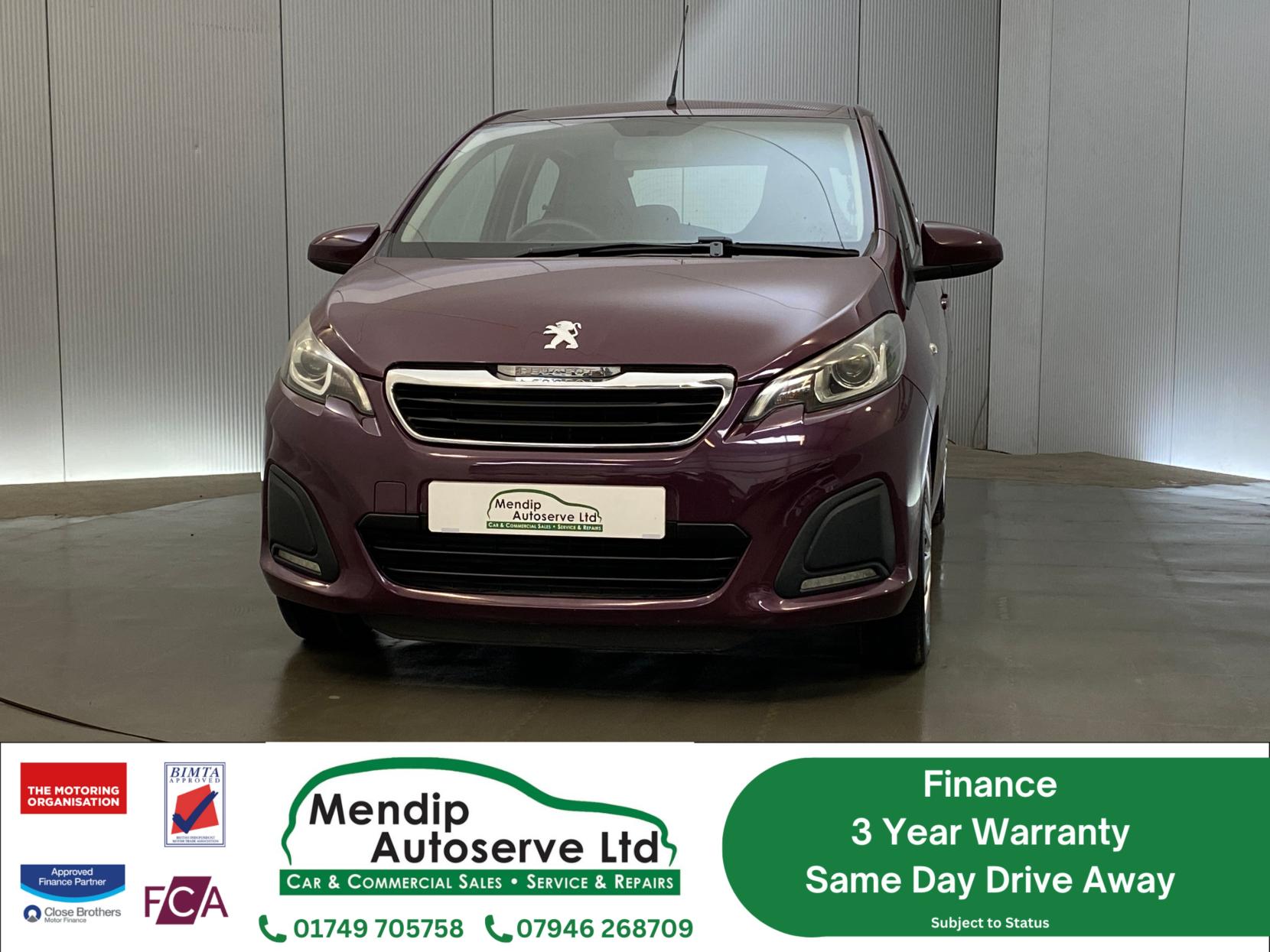 Peugeot 108 1.0 Active Hatchback 5dr Petrol Manual Euro 6 (68 ps)