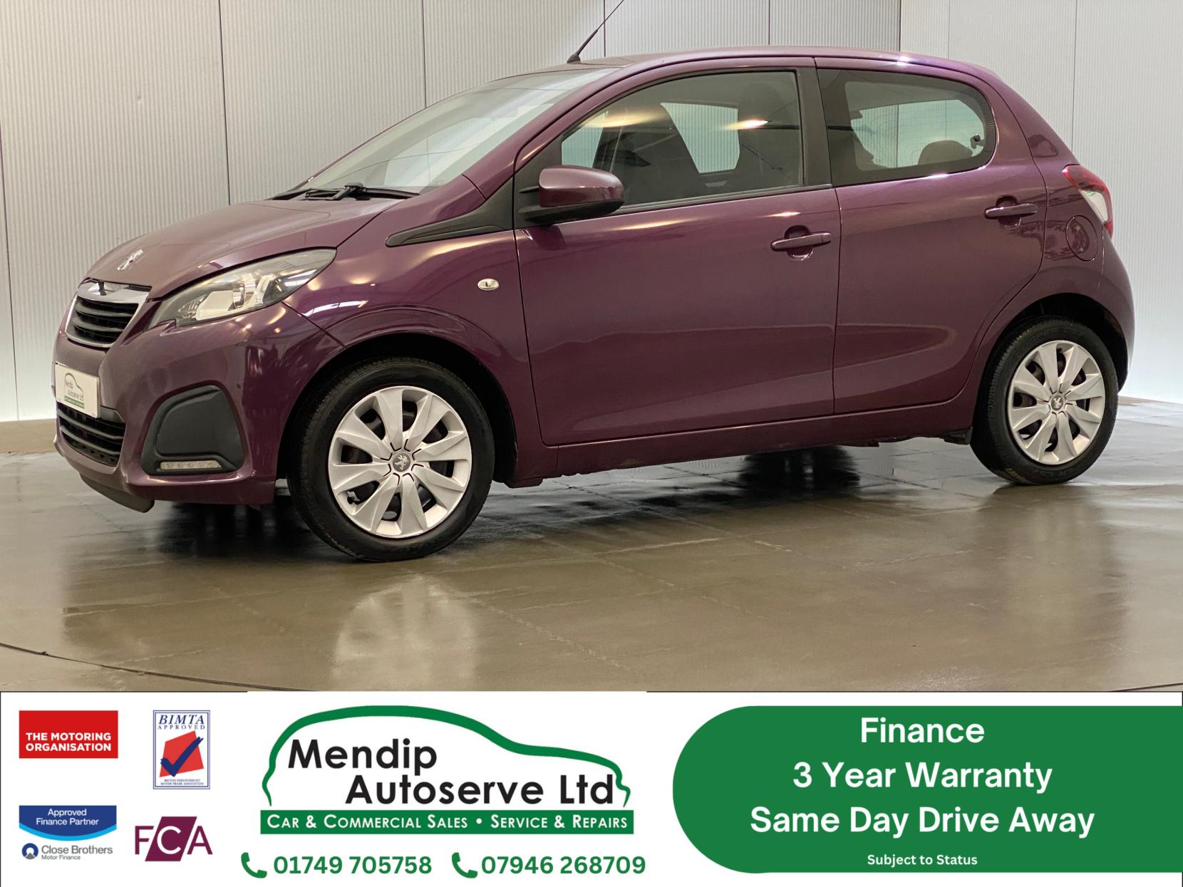 Peugeot 108 1.0 Active Hatchback 5dr Petrol Manual Euro 6 (68 ps)